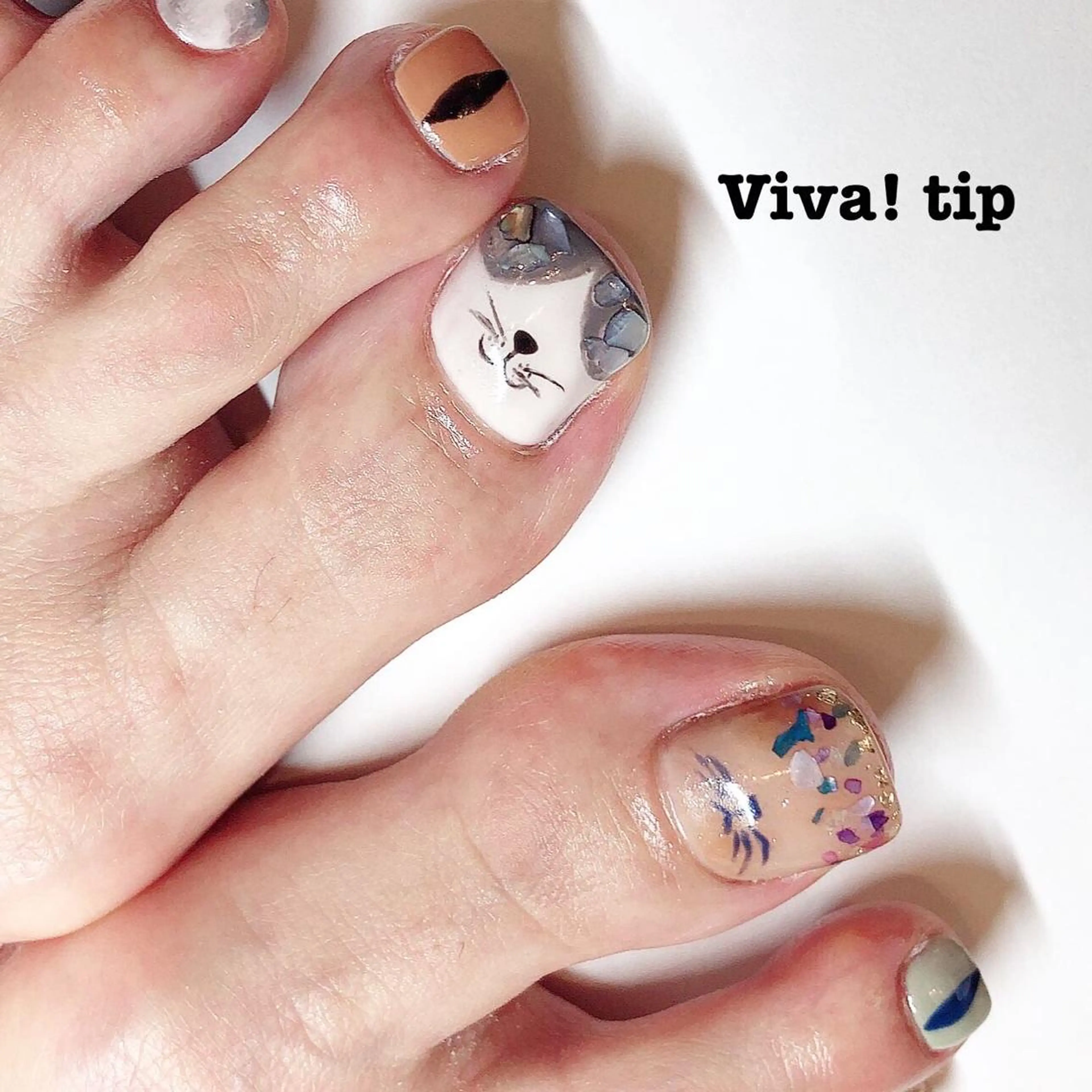 ネイル Viva!tip所属・Viva!tip ビバティップネイルのネイルデザイン