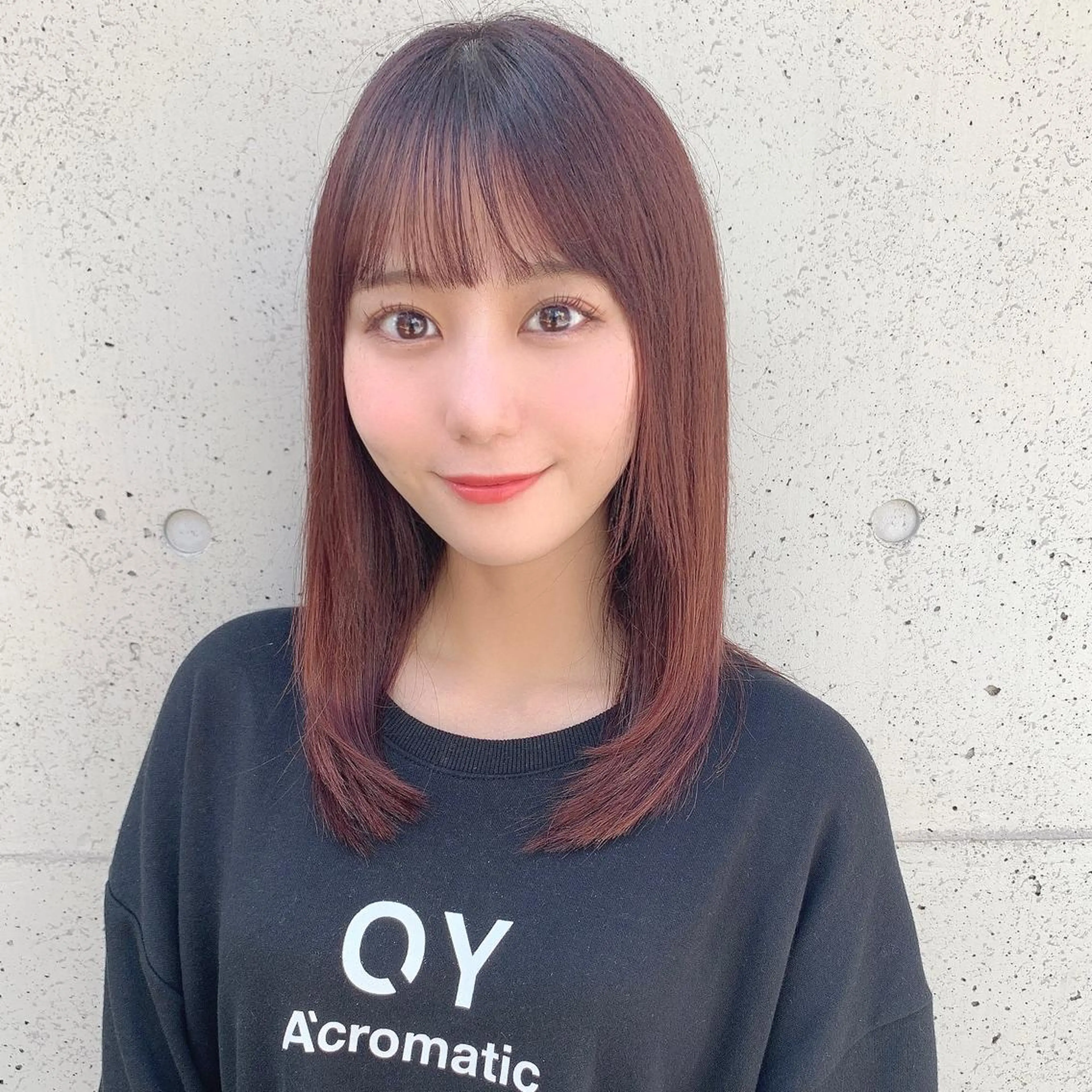 セミロング カラー ラベンダーカラー ラベンダーピンク ピンクカラー レイヤーカット ✨️美髪矯正×似合わ せ艶カラー✨藤田透のヘアスタイル