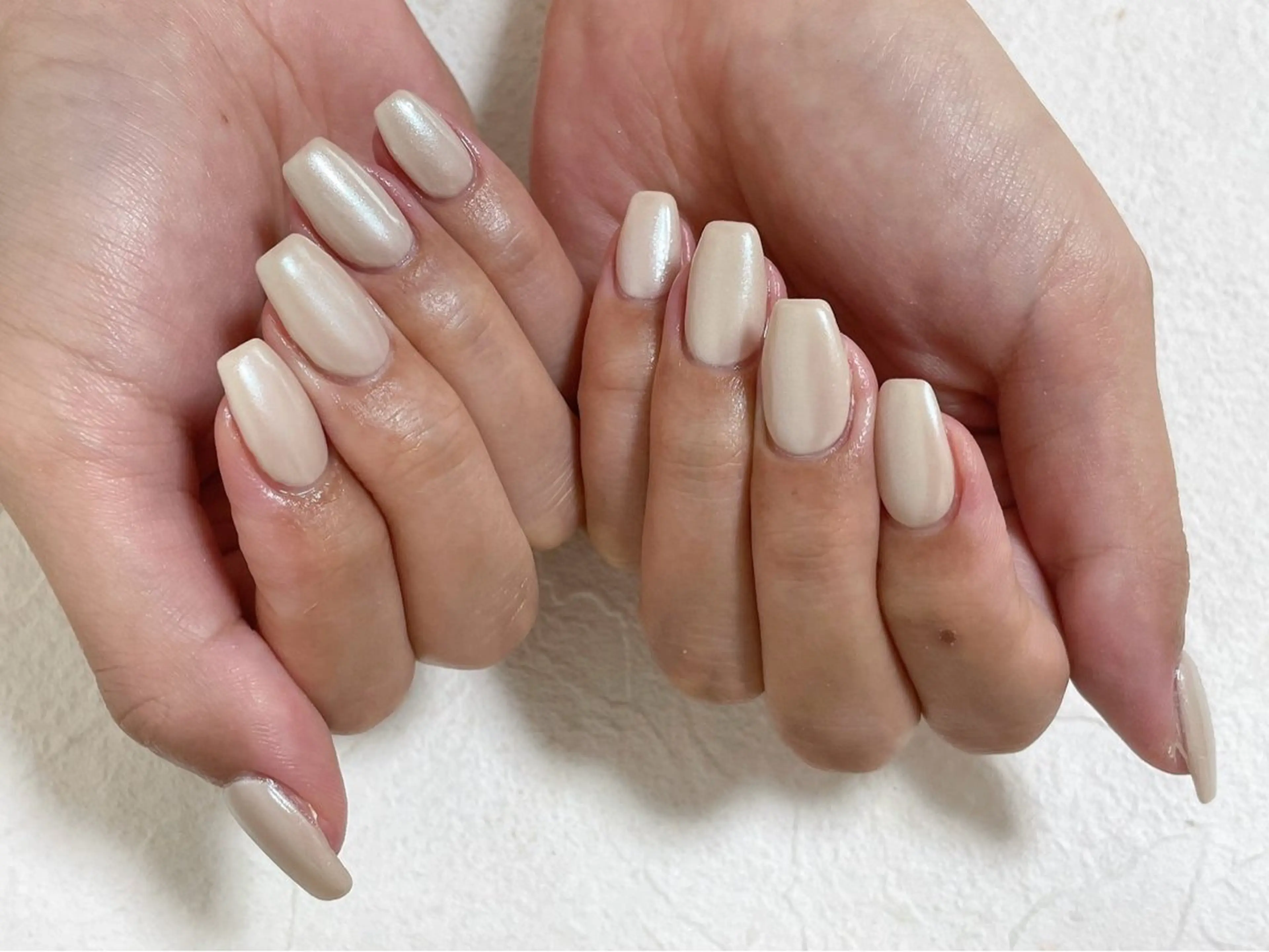 ネイル オーロラネイル フットネイル ジェルネイル パラジェル 春ネイル ハンドネイル kikinail 溝の口のネイルデザイン