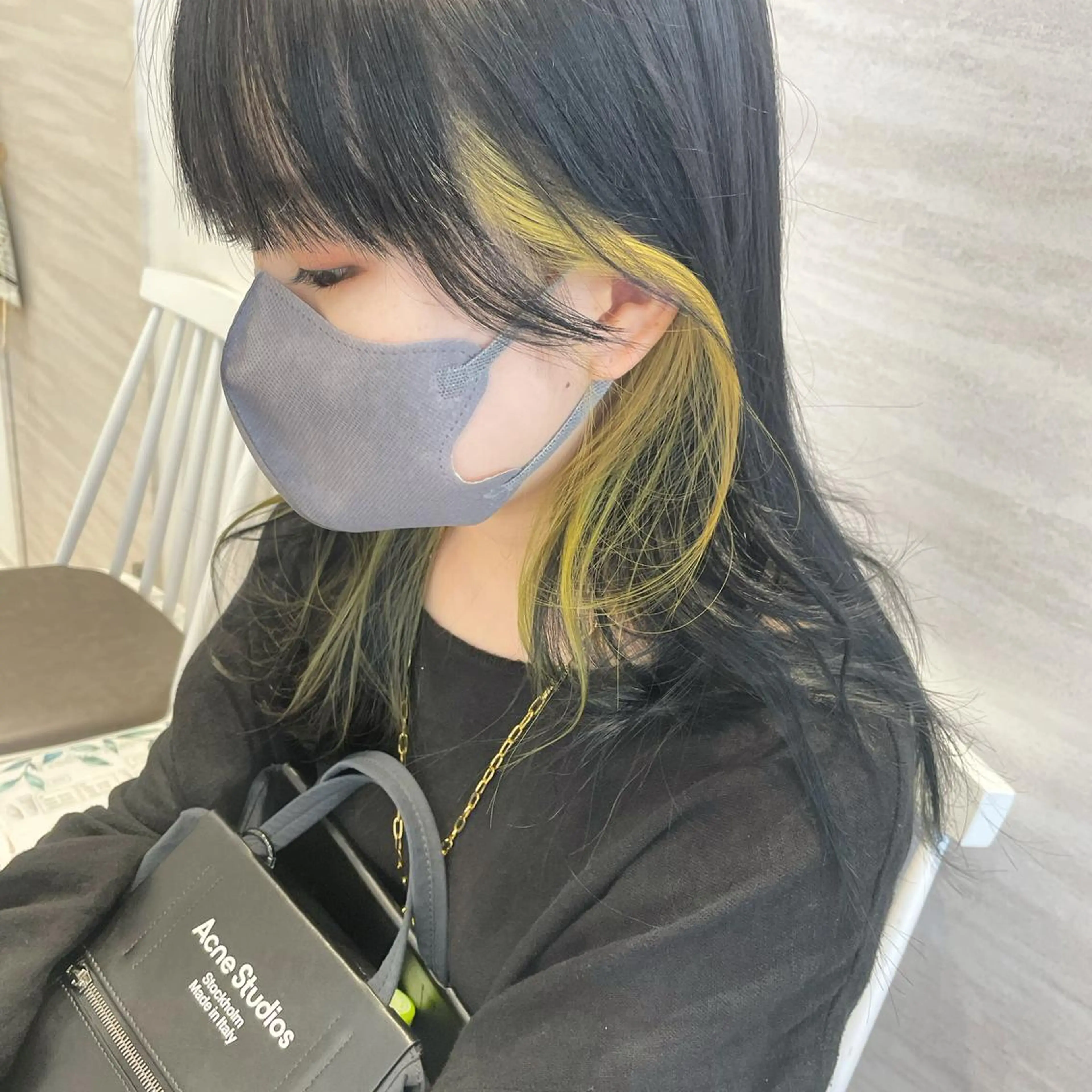 ミディアム カラー Chiho / 梅田 / ボブ/ パーマのヘアスタイル