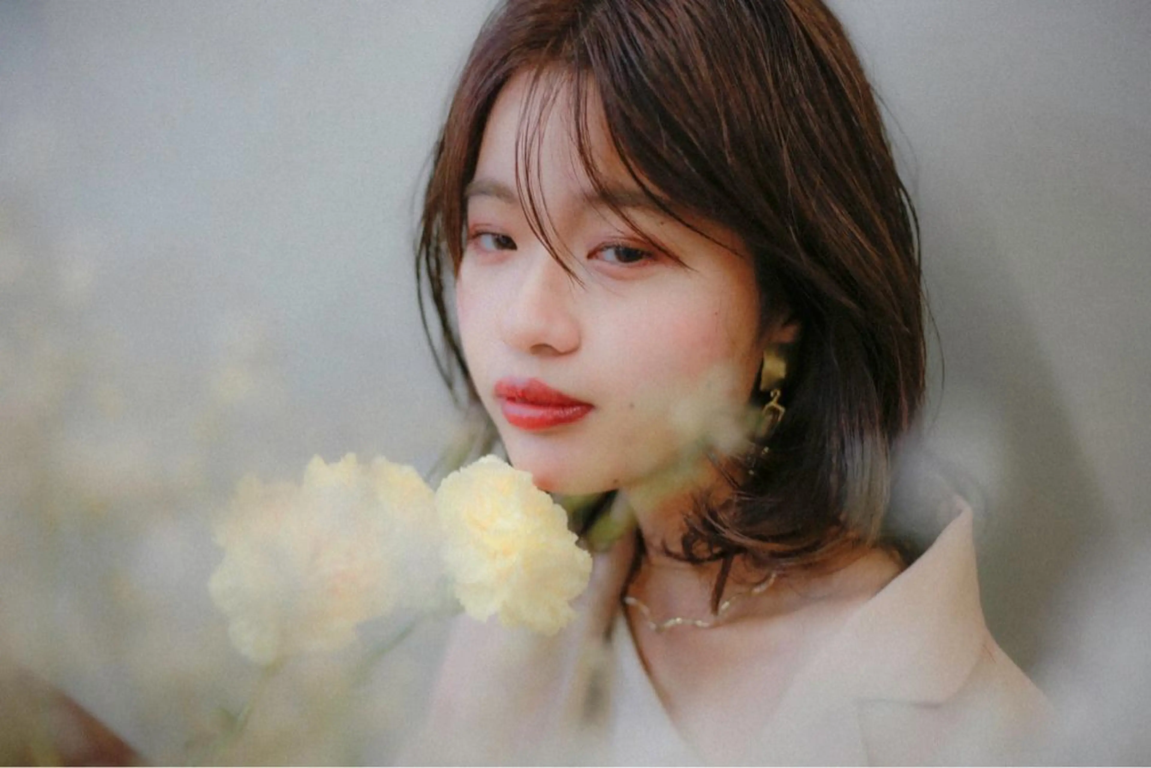 セミロング 永田 崇のヘアスタイル