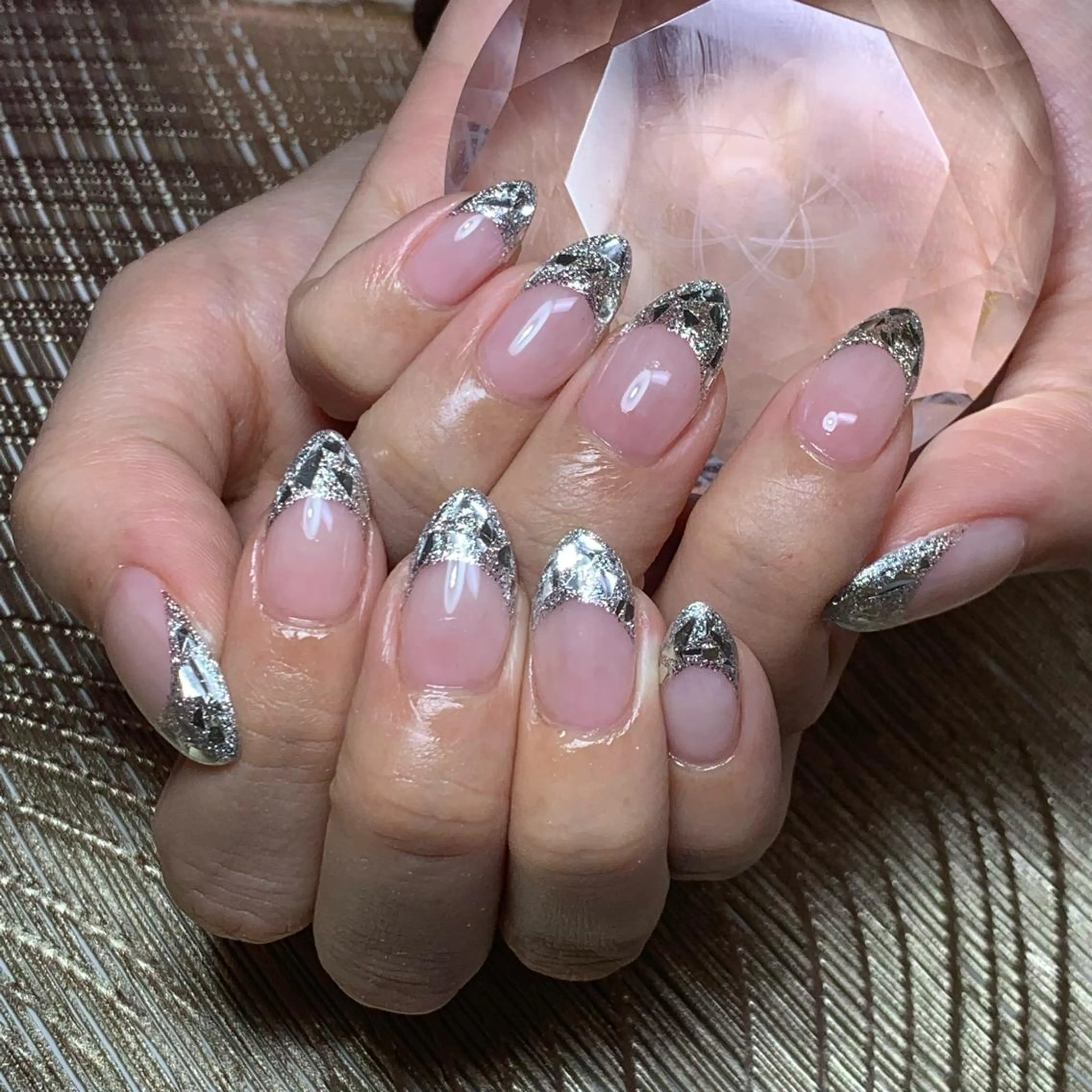 ネイル ハンドネイル καρδιά -ｶﾙﾃﾞｨｱ-のネイルデザイン