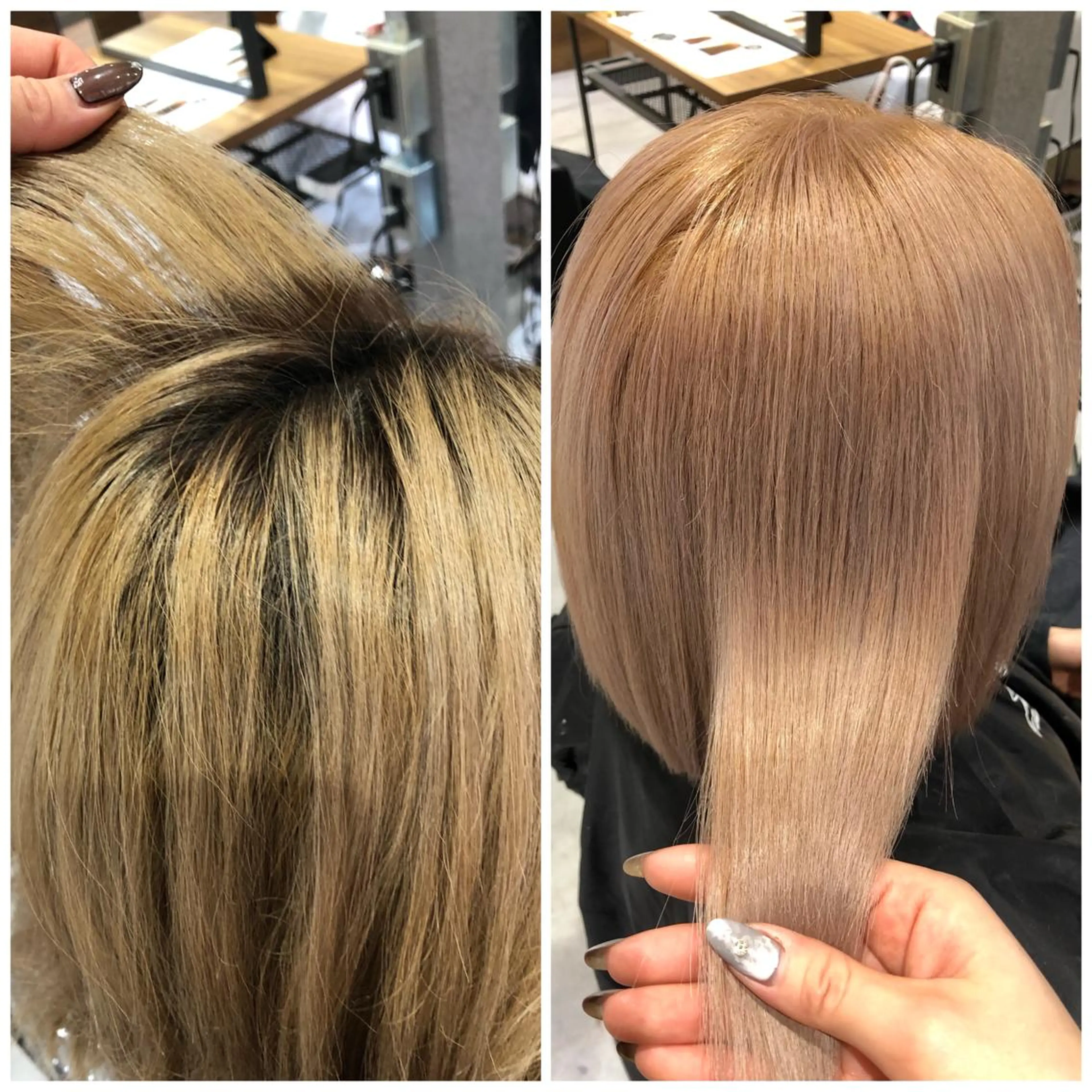 ミディアム カラー ヘアカラー トリートメント MAKO ❤️🔥NEXTのヘアスタイル