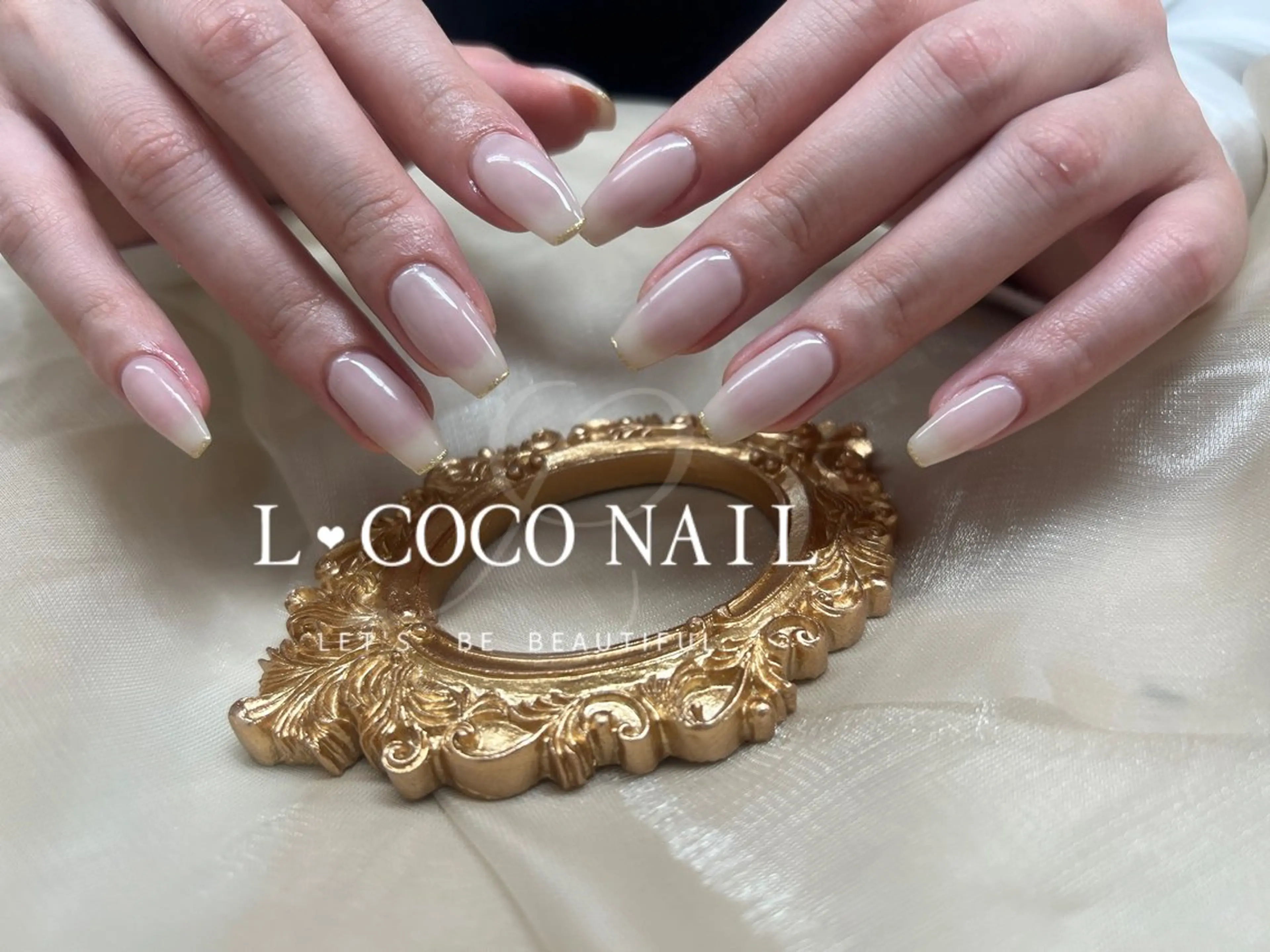 ネイル シンプルネイル L·COCO   Nail所属・L♡ COCO  nailのネイルデザイン