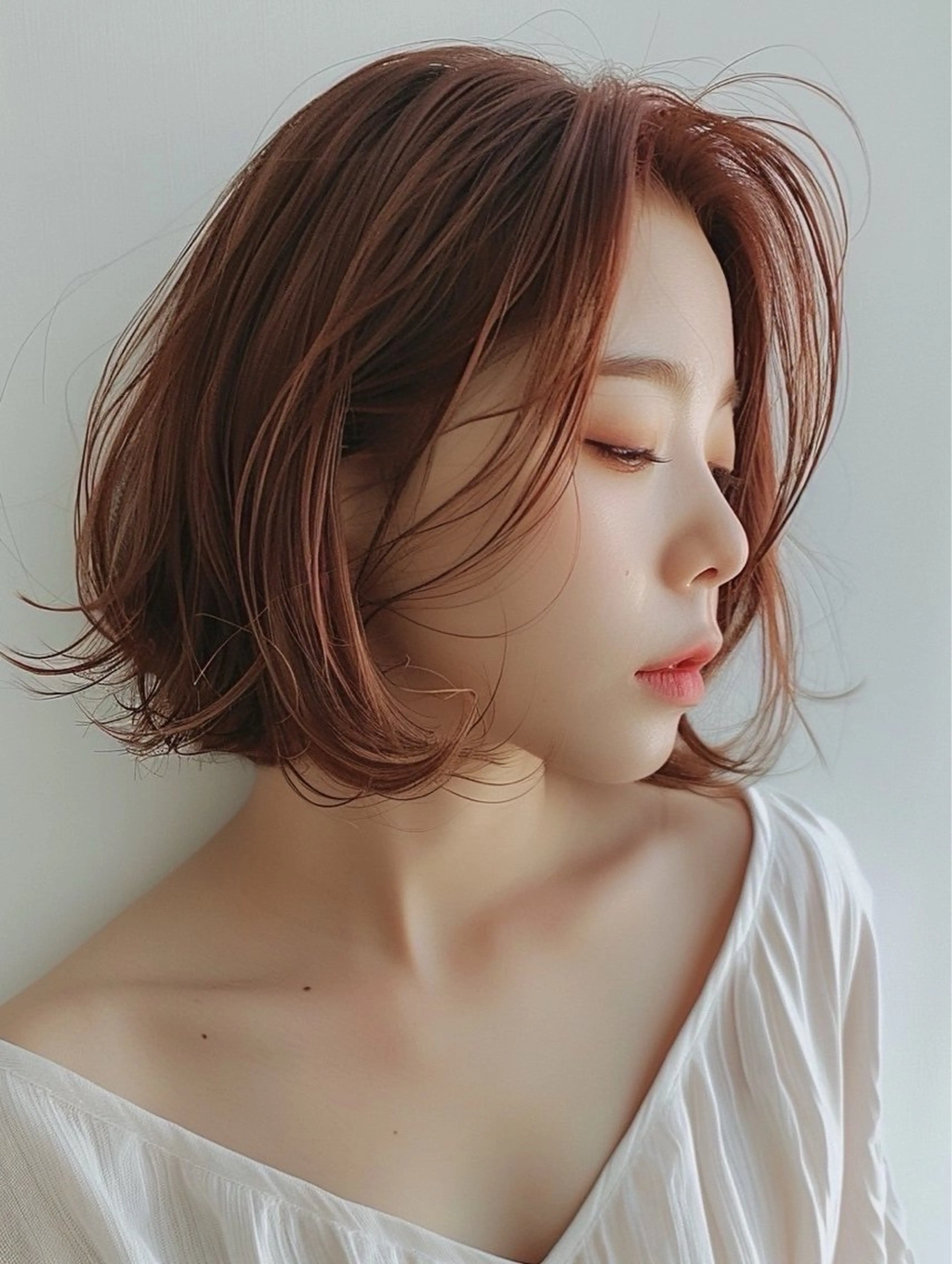 ショート カラー Misora/ボブ/ レイヤー/艶カラーのヘアスタイル