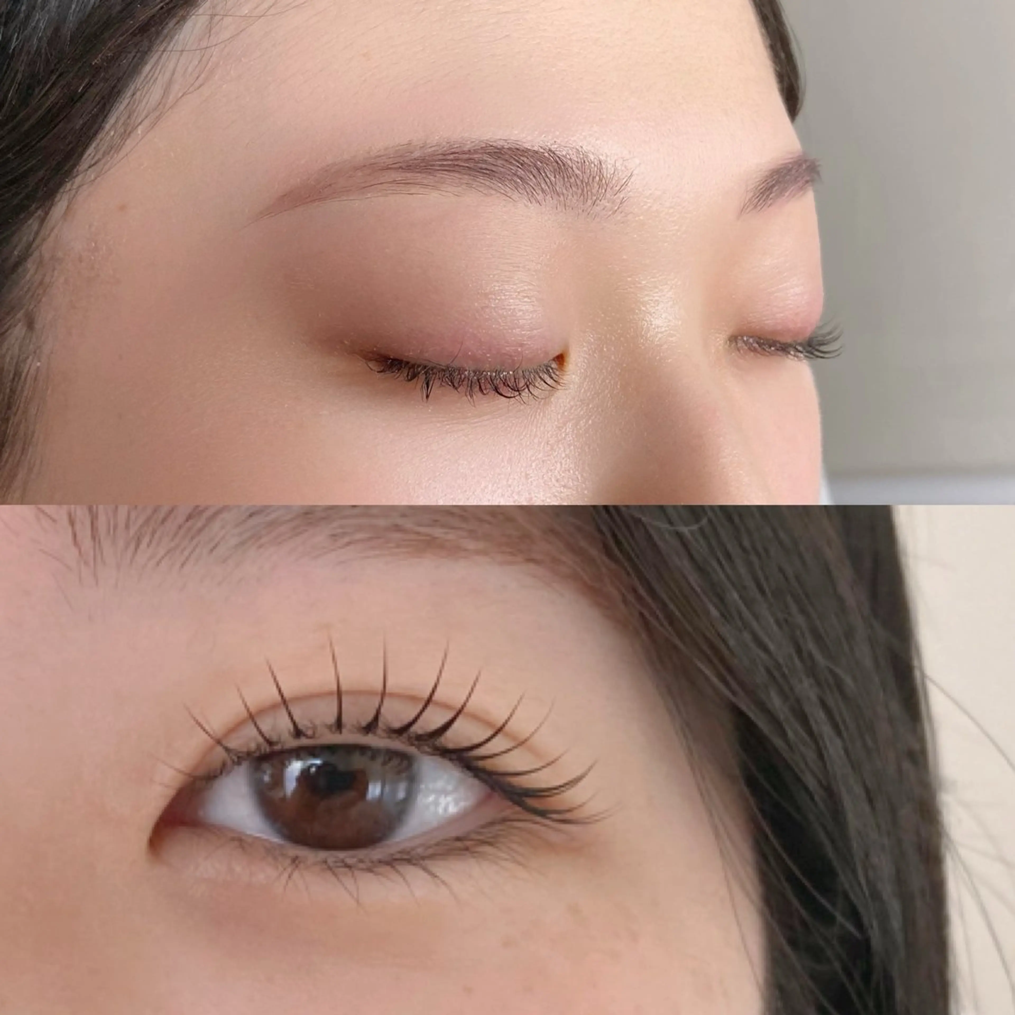 美眉スタイリング＋ラッシュリフトの写真