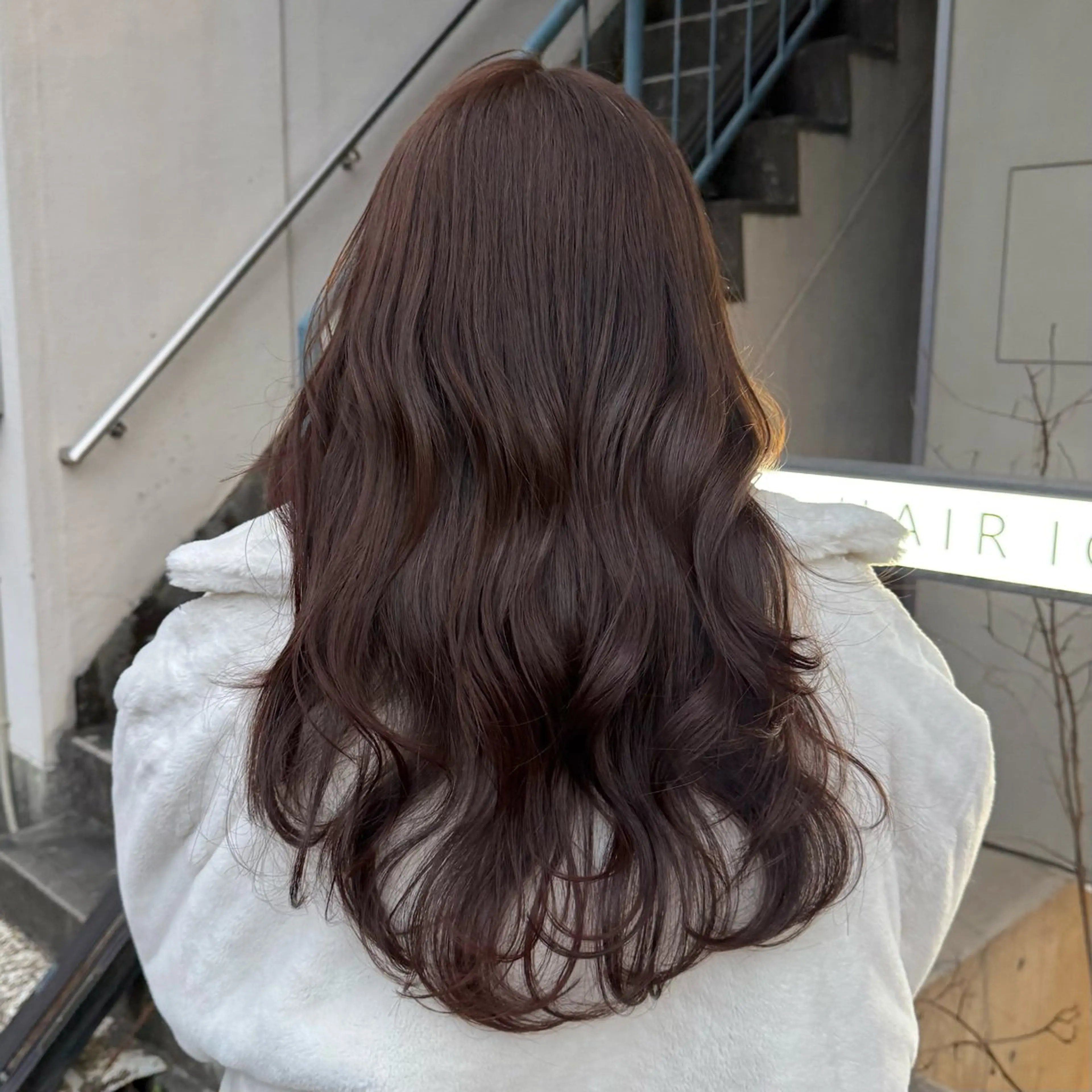 ロング ヘアカラー 仲村安葉/暖色 カラー/レイヤーのヘアスタイル