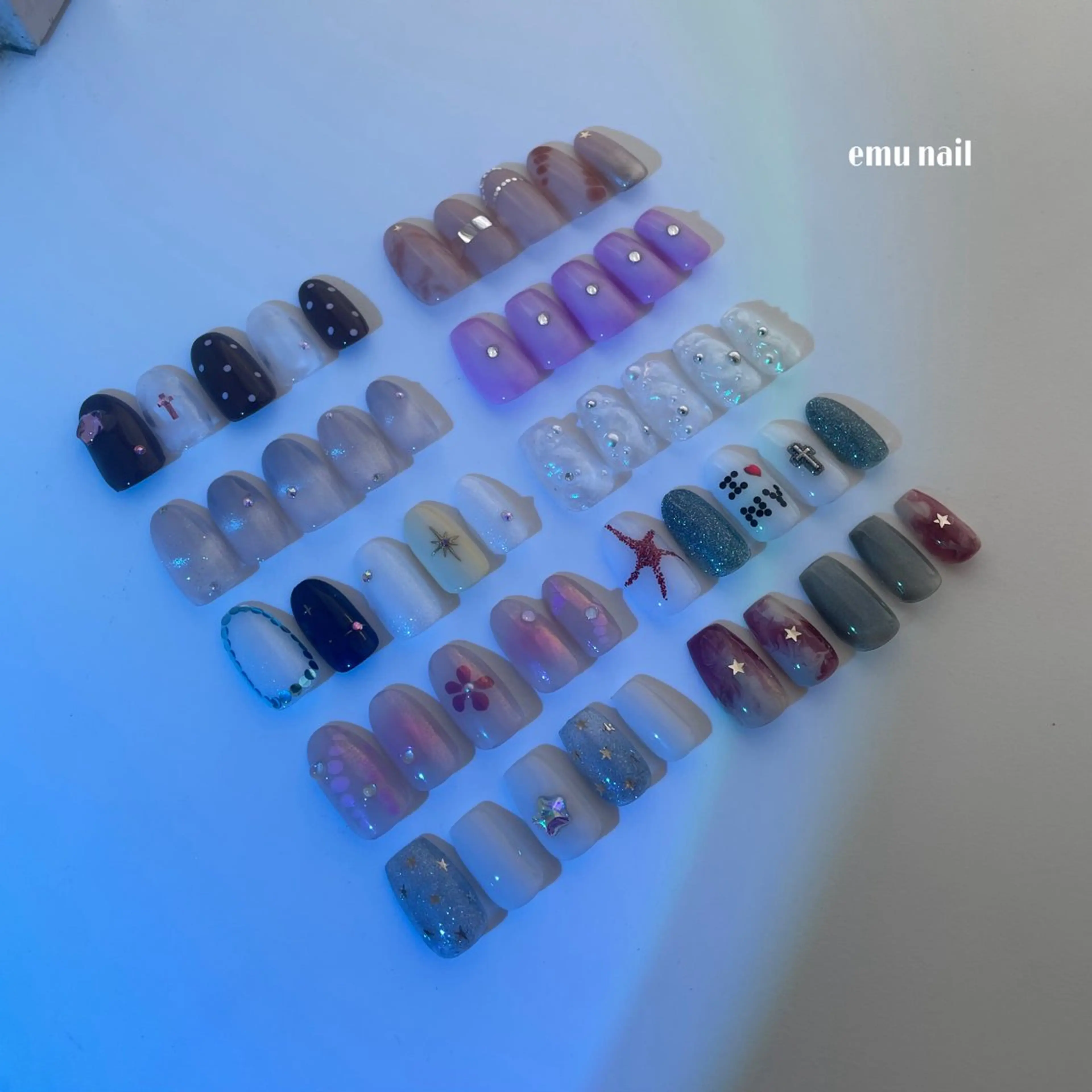 ネイル ハンドネイル emu nail Rukaのネイルデザイン