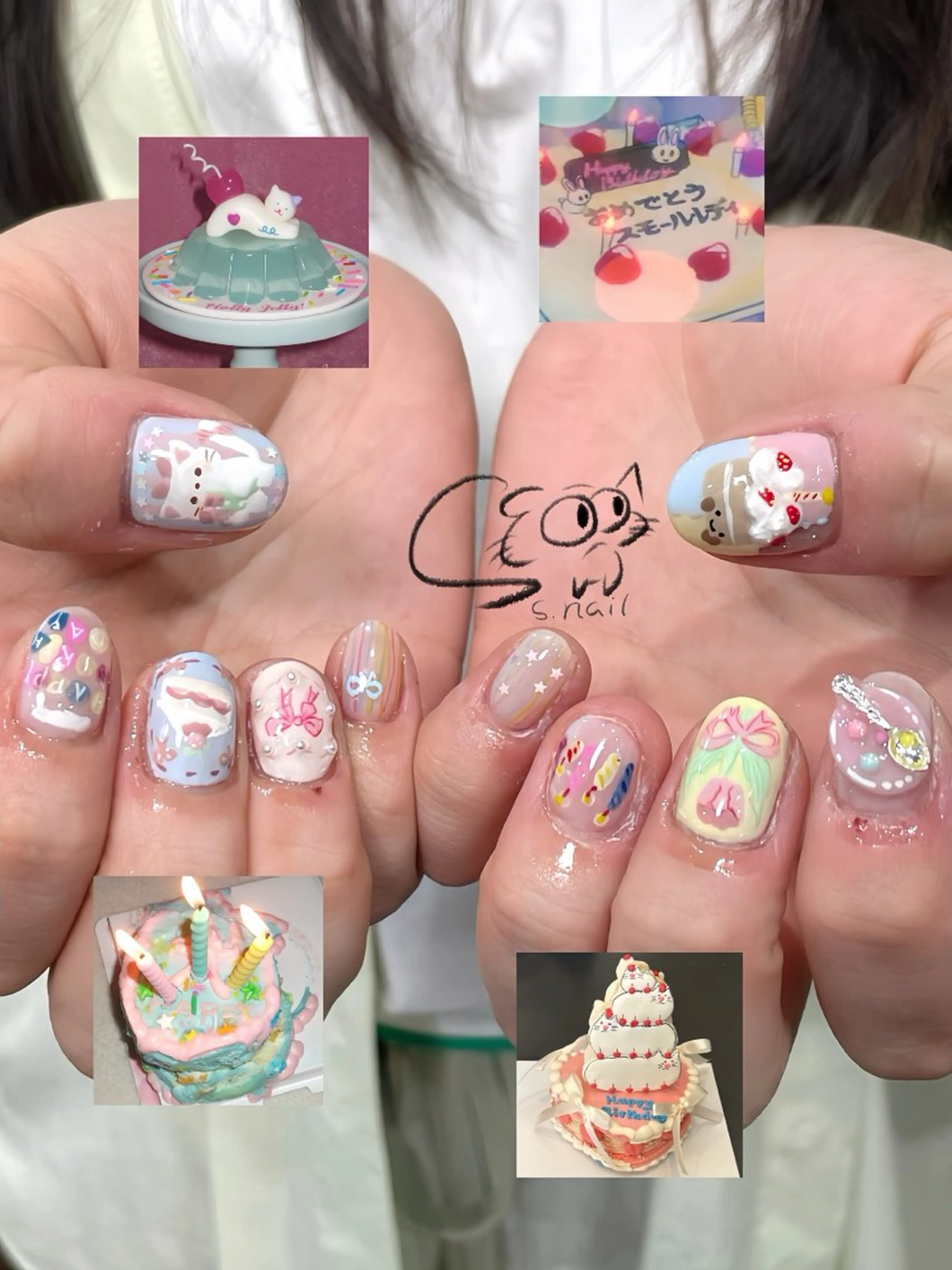 ネイル チークネイル フレンチネイル グラデーション マグネットネイル ワンカラーネイル ハンドネイル S.nail所属・S.nail _のネイルデザイン