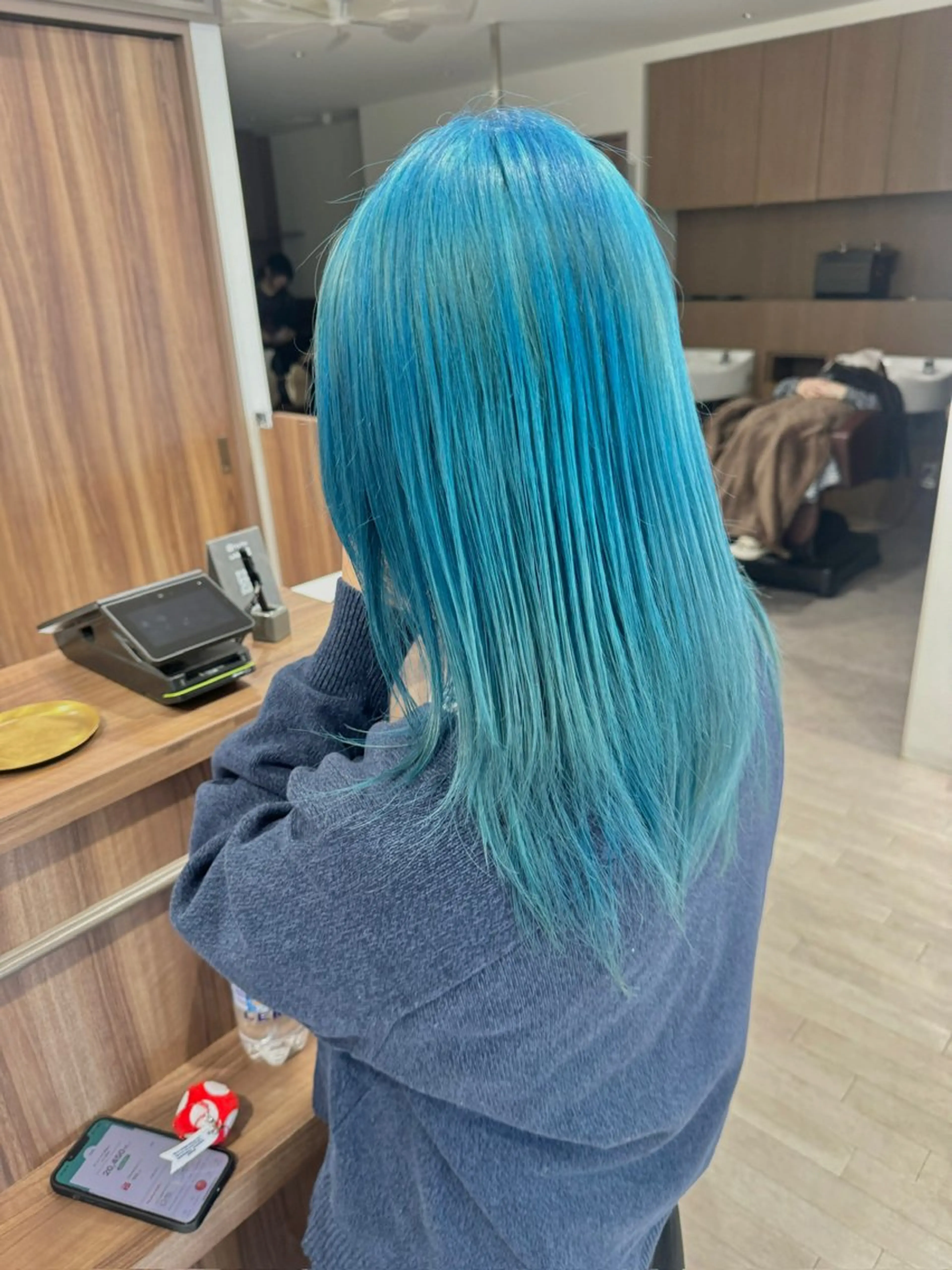 セミロング カラー ヘアカラー Re:st所属・Miyavi/カラー ショートボブのヘアスタイル