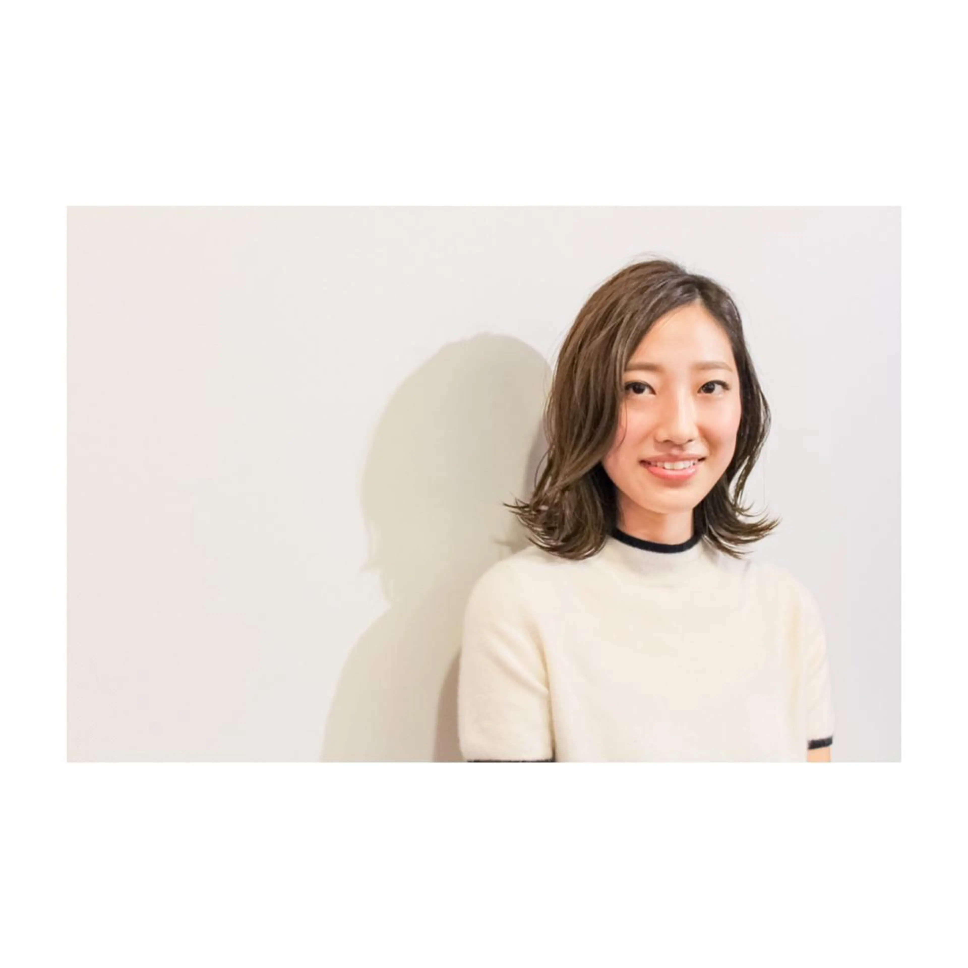 ミディアム カラー カット ヘアカラー トリートメント HAIRsalon BONDS所属・山本 佳裕のヘアスタイル