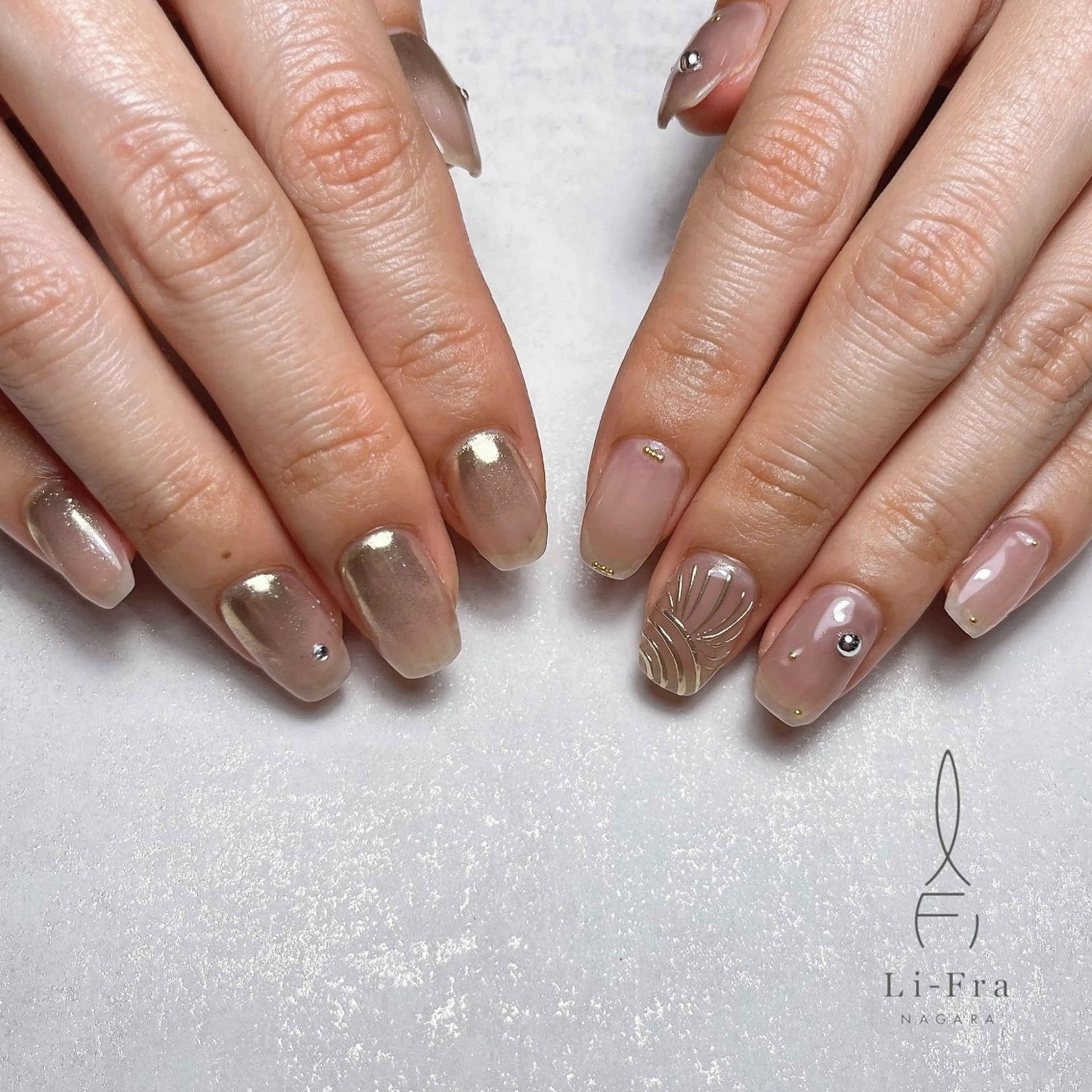 ネイル Li-Fra 神野さやのネイルデザイン