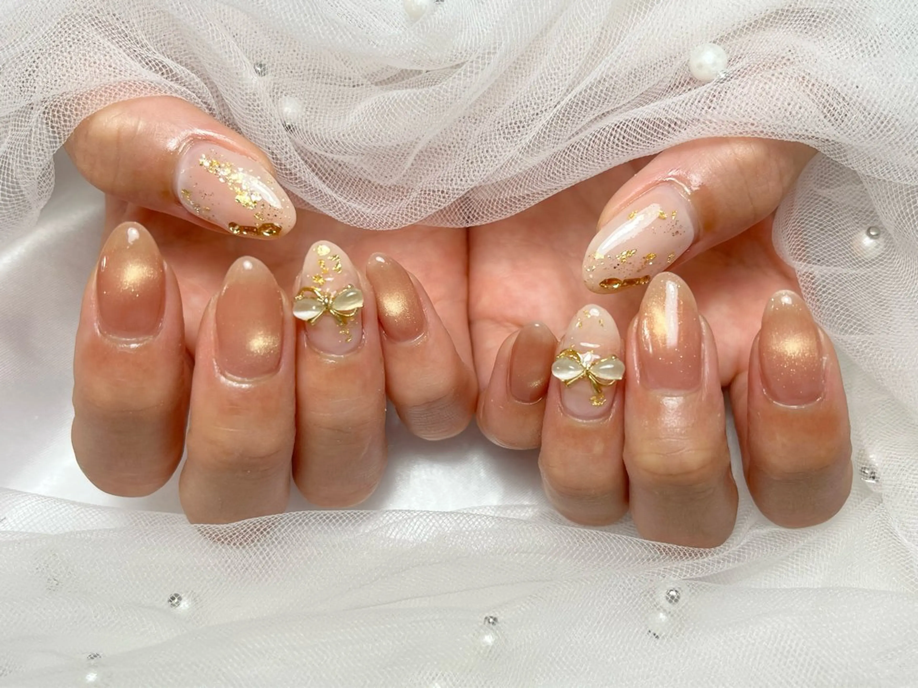 ネイル ニュアンスネイル ハンドネイル ハンドケア peTiT sayakaのネイルデザイン