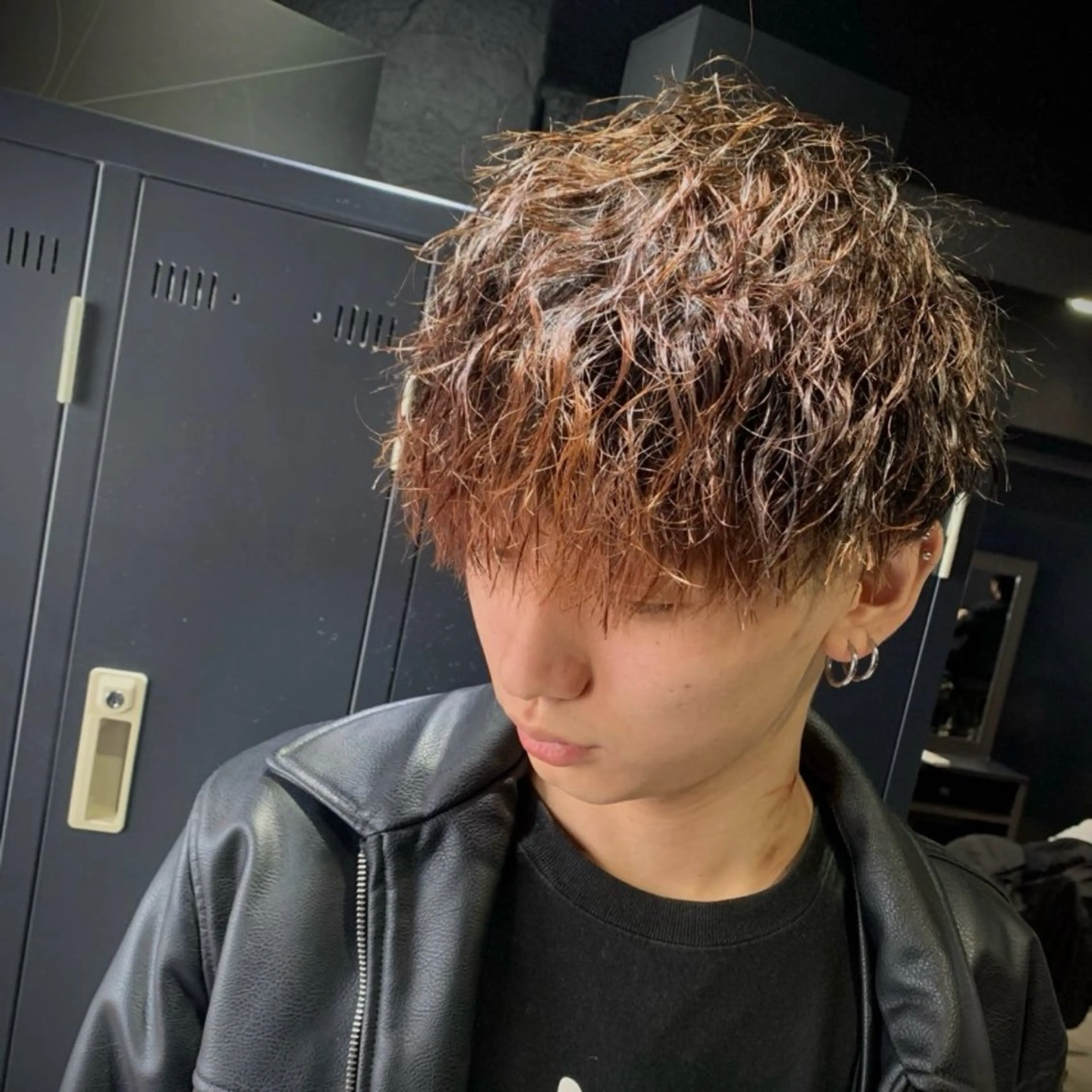 メンズカットモデル+メンズパーマモデル+トリートメント（owl心斎橋店初めてご利用の方限定）の写真