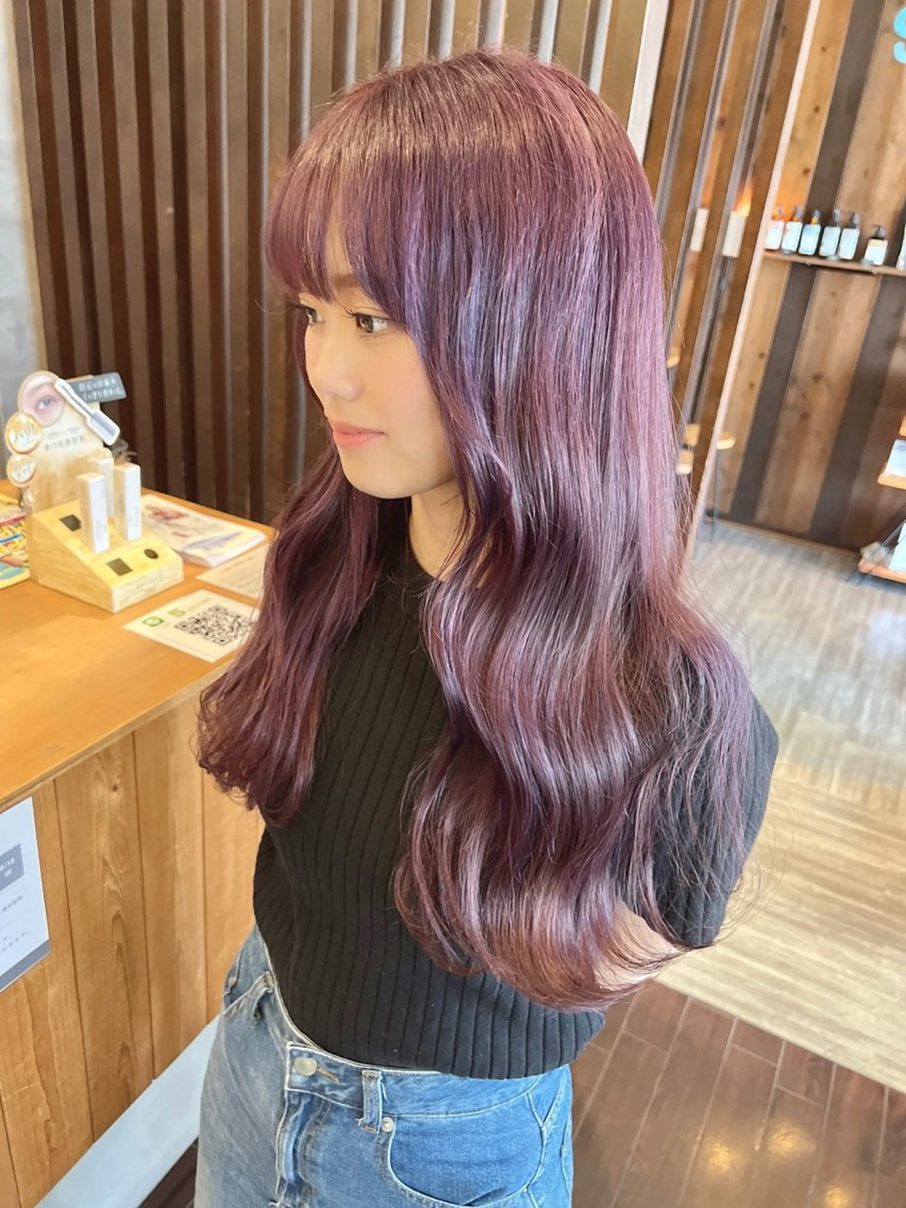 ロング ヘアカラー 具志 正太のヘアスタイル