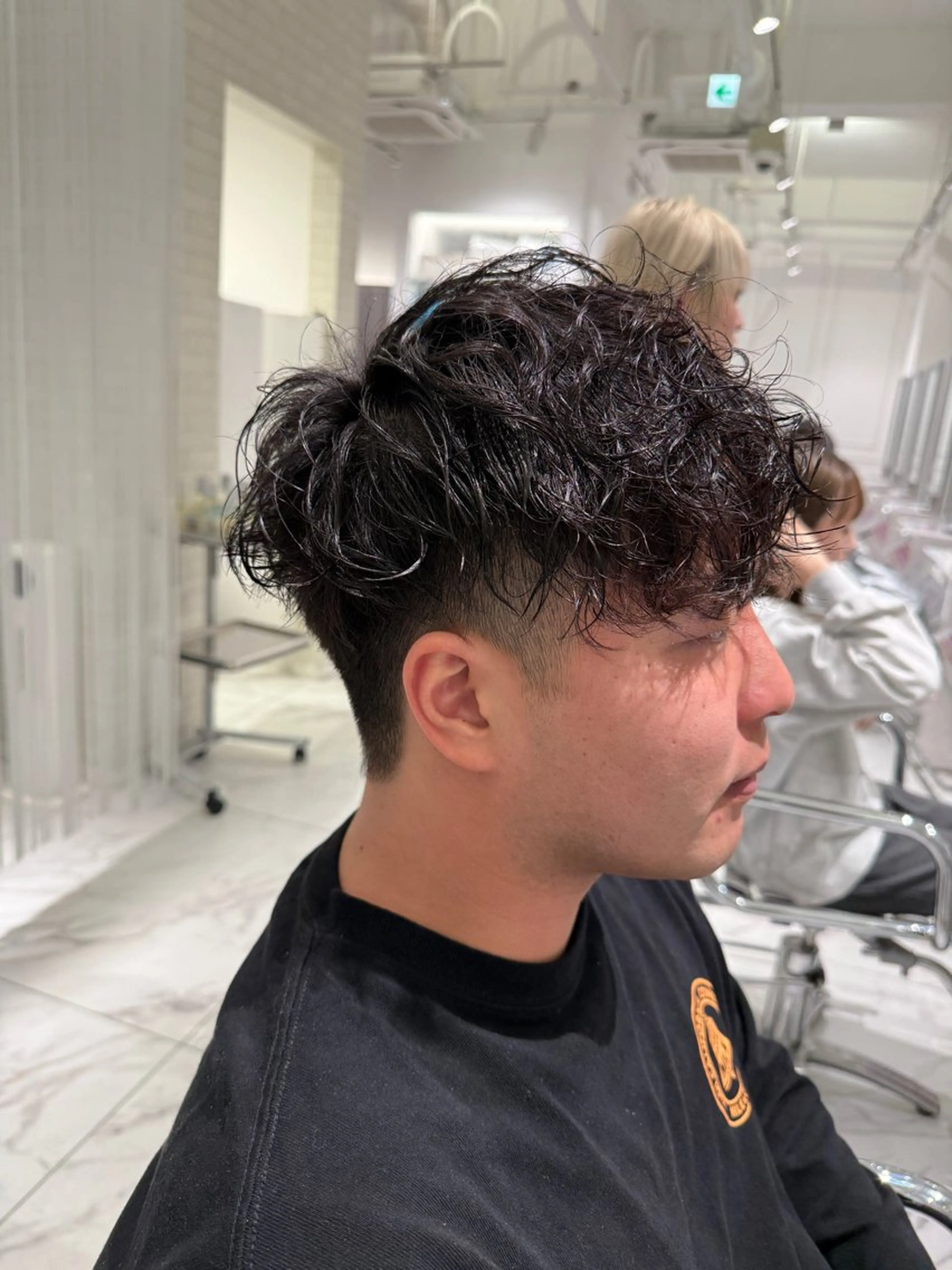 パーマ メンズ 柳澤 和也のヘアスタイル