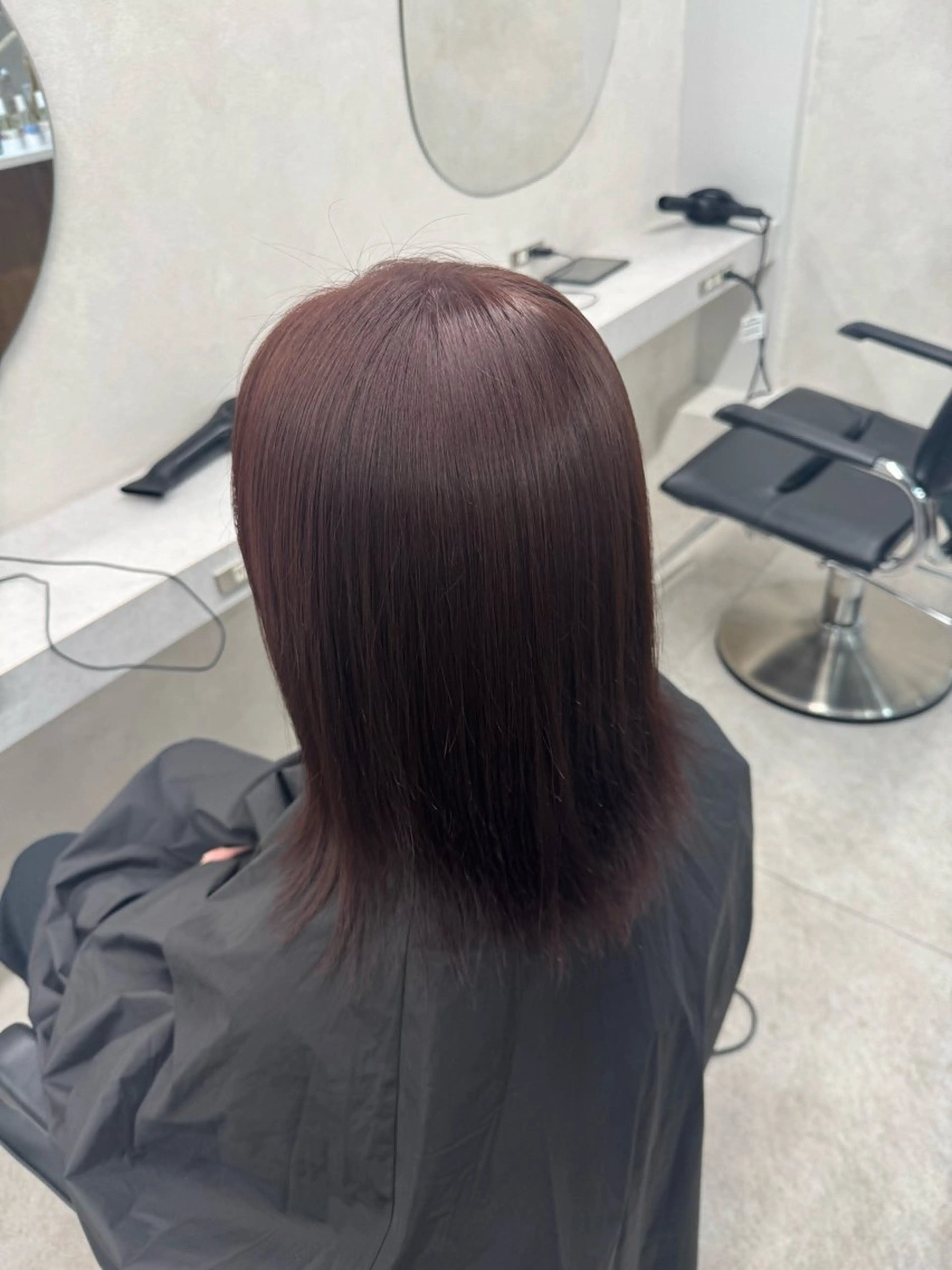 ミディアム カット ヘアカラー 🌟YUYA/寒色/ エクステ/ハイトーンのヘアスタイル