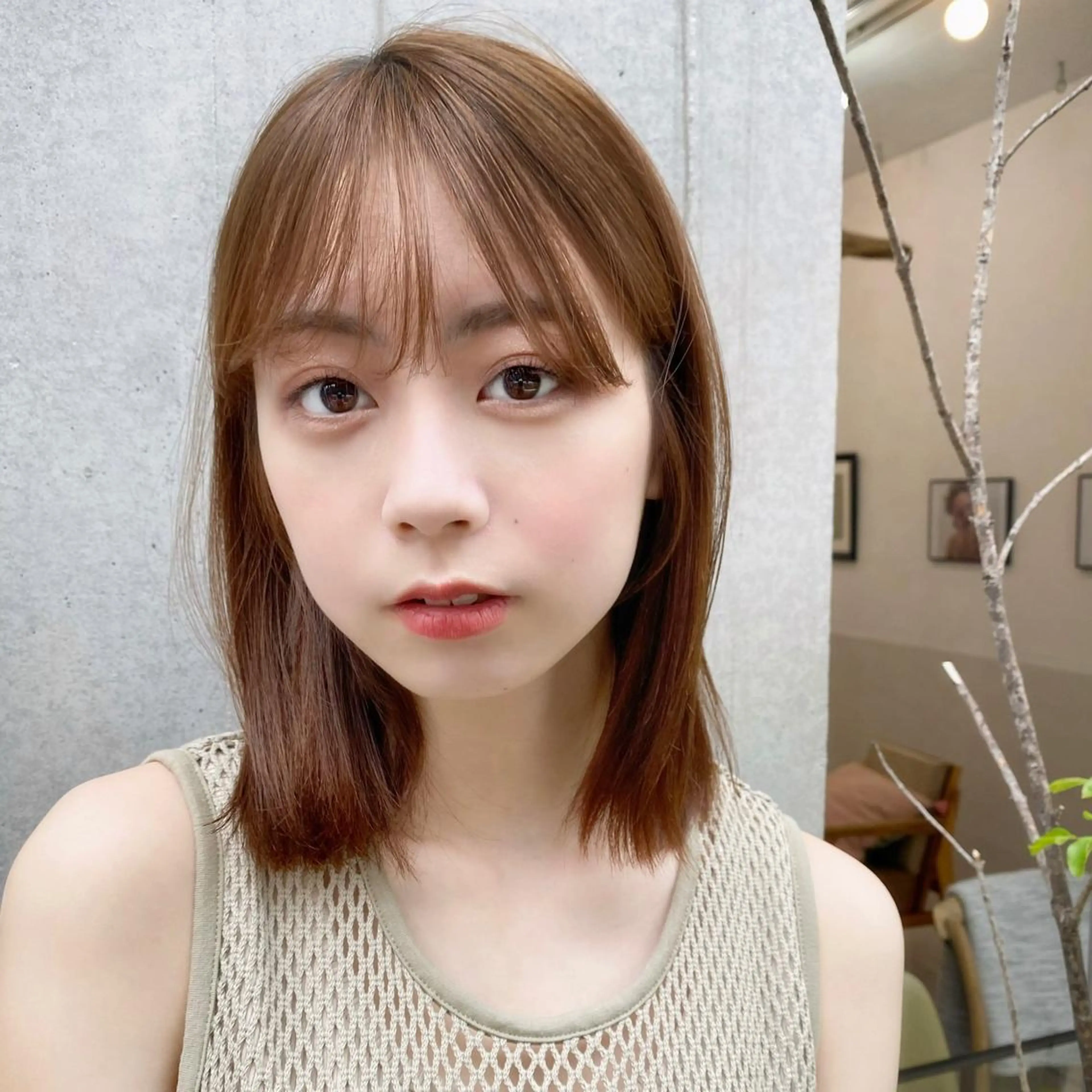 ミディアム カラー 🪭risa 暖色/レイヤー🪭のヘアスタイル