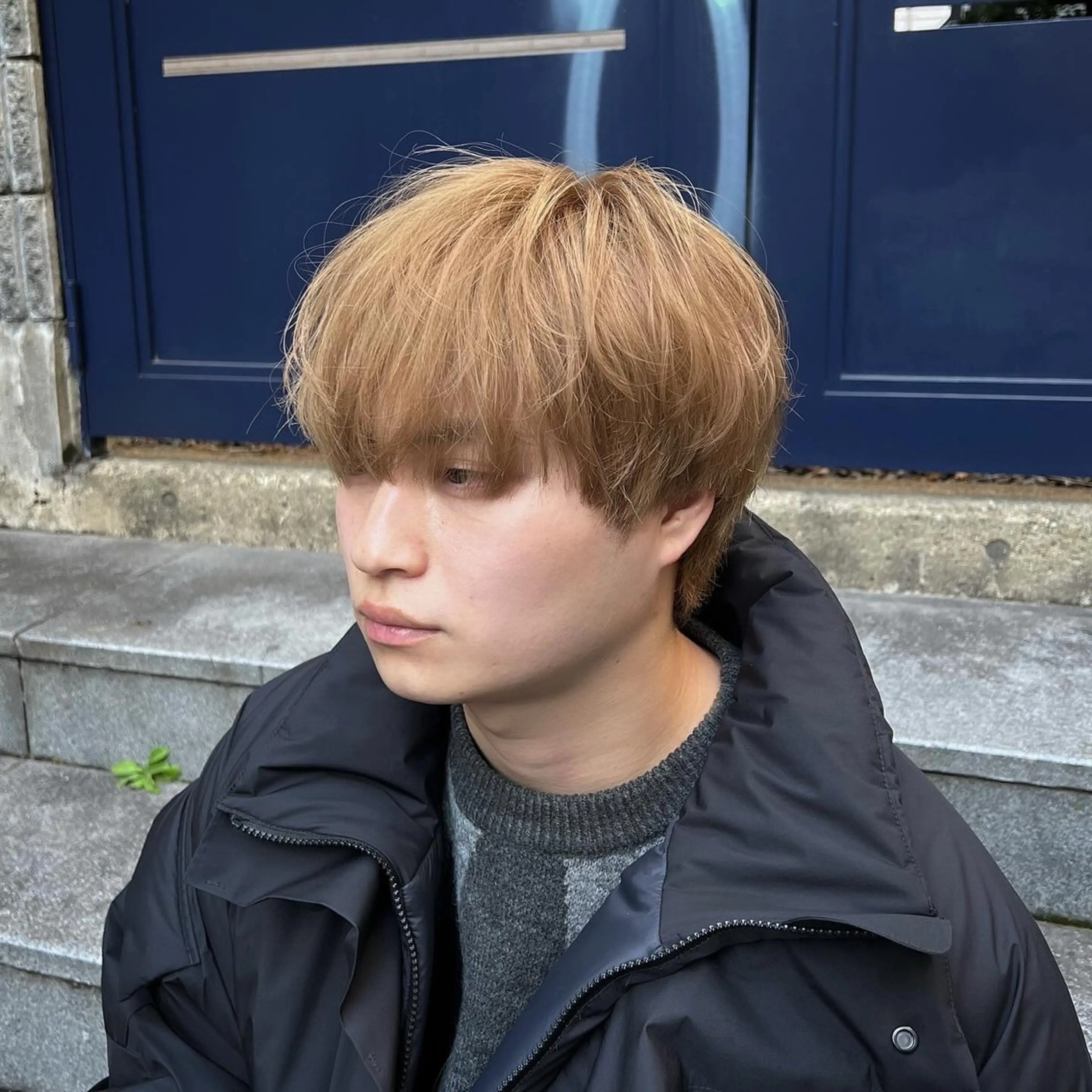 メンズカット+ワンカラー+内部補修トリートメントの写真