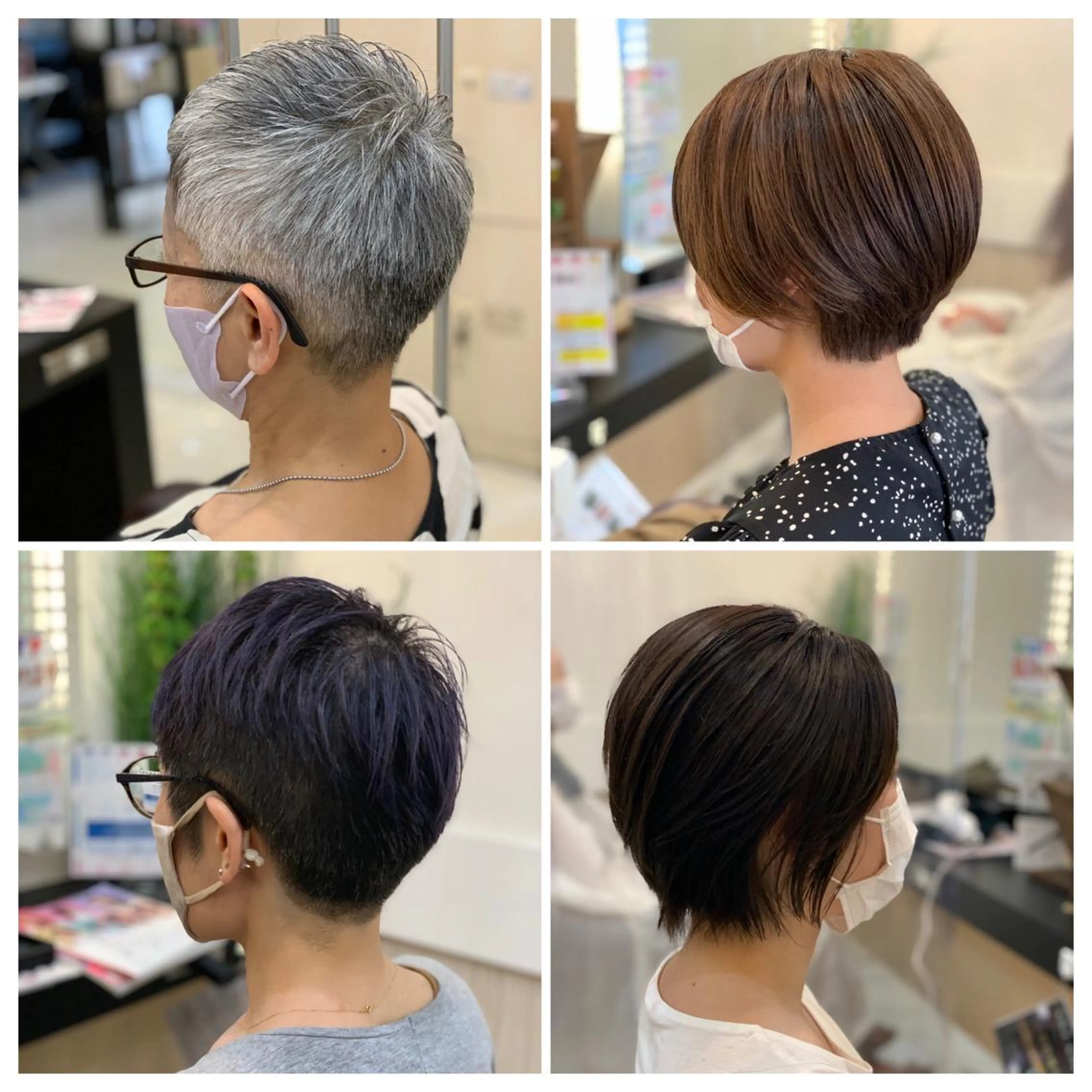 ショート カラー パーマ トータルビューティー K:R鶴川のヘアスタイル