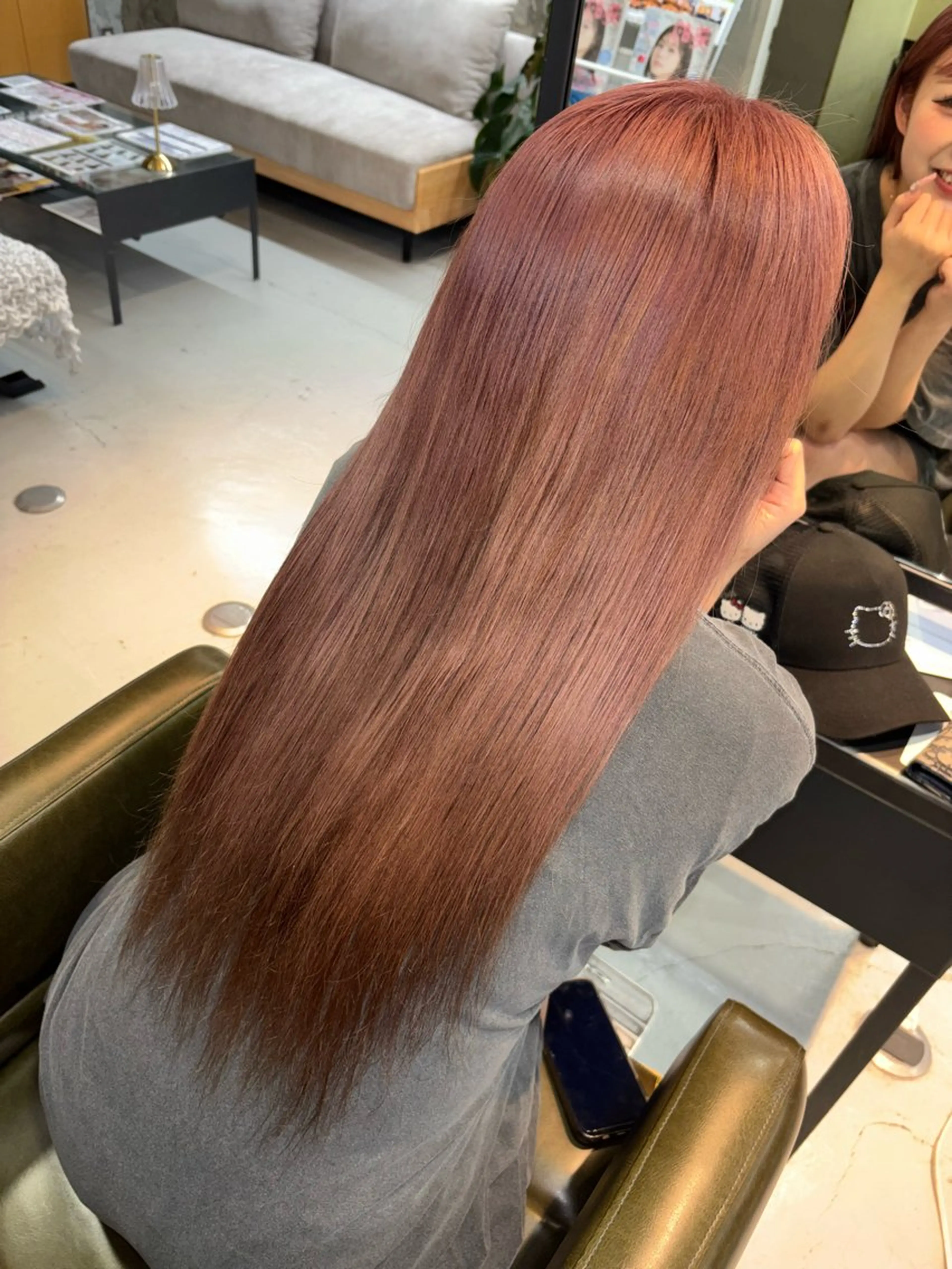 ロング ピンクブラウン ギャル作る若ママ💓 hinayoのヘアスタイル