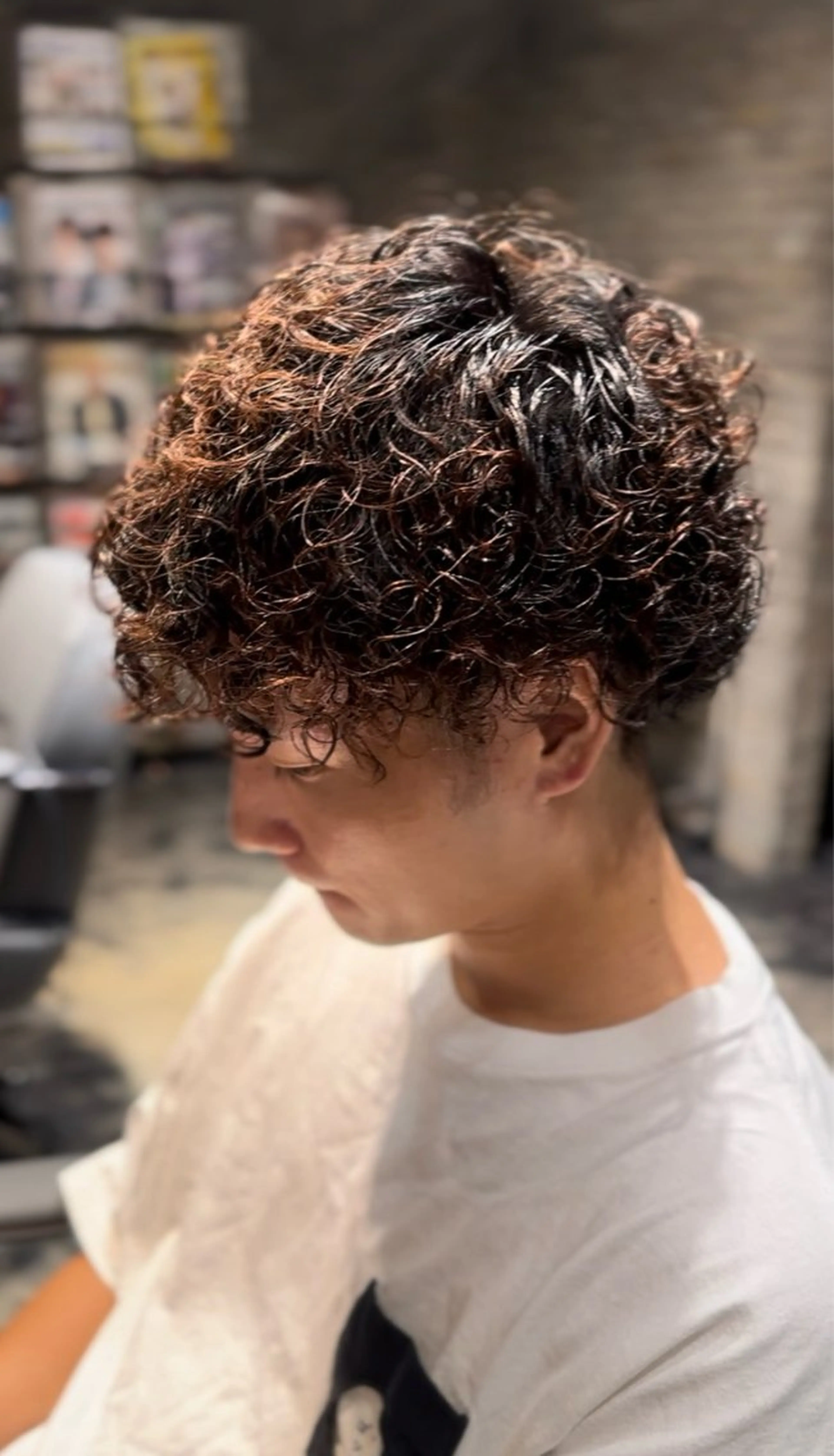 パーマ メンズ カット パーマ 山口稜太 メンズ/波巻きパーマのヘアスタイル