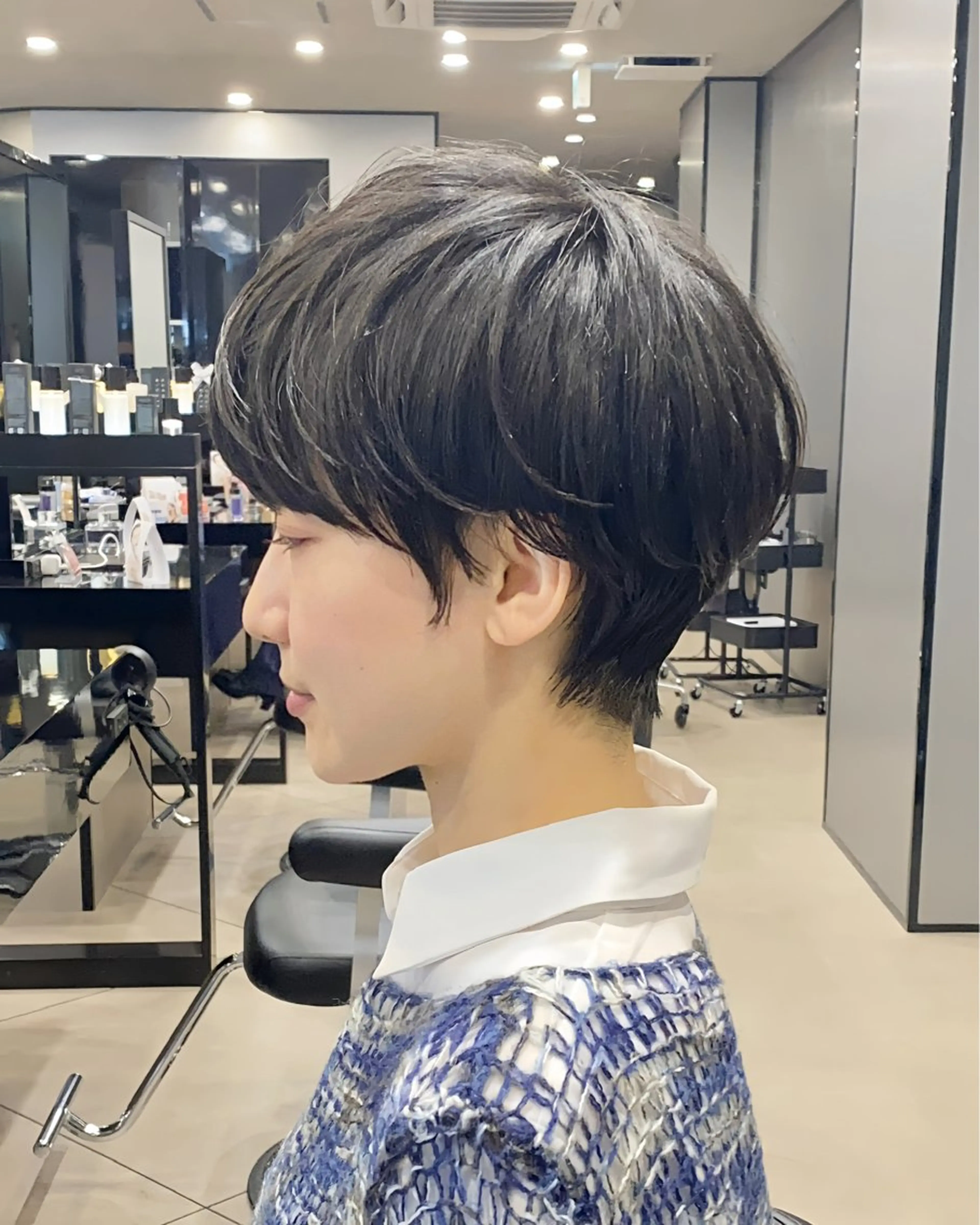 ショート HARUKI MINATO japan Osaka所属・増田 英のヘアスタイル