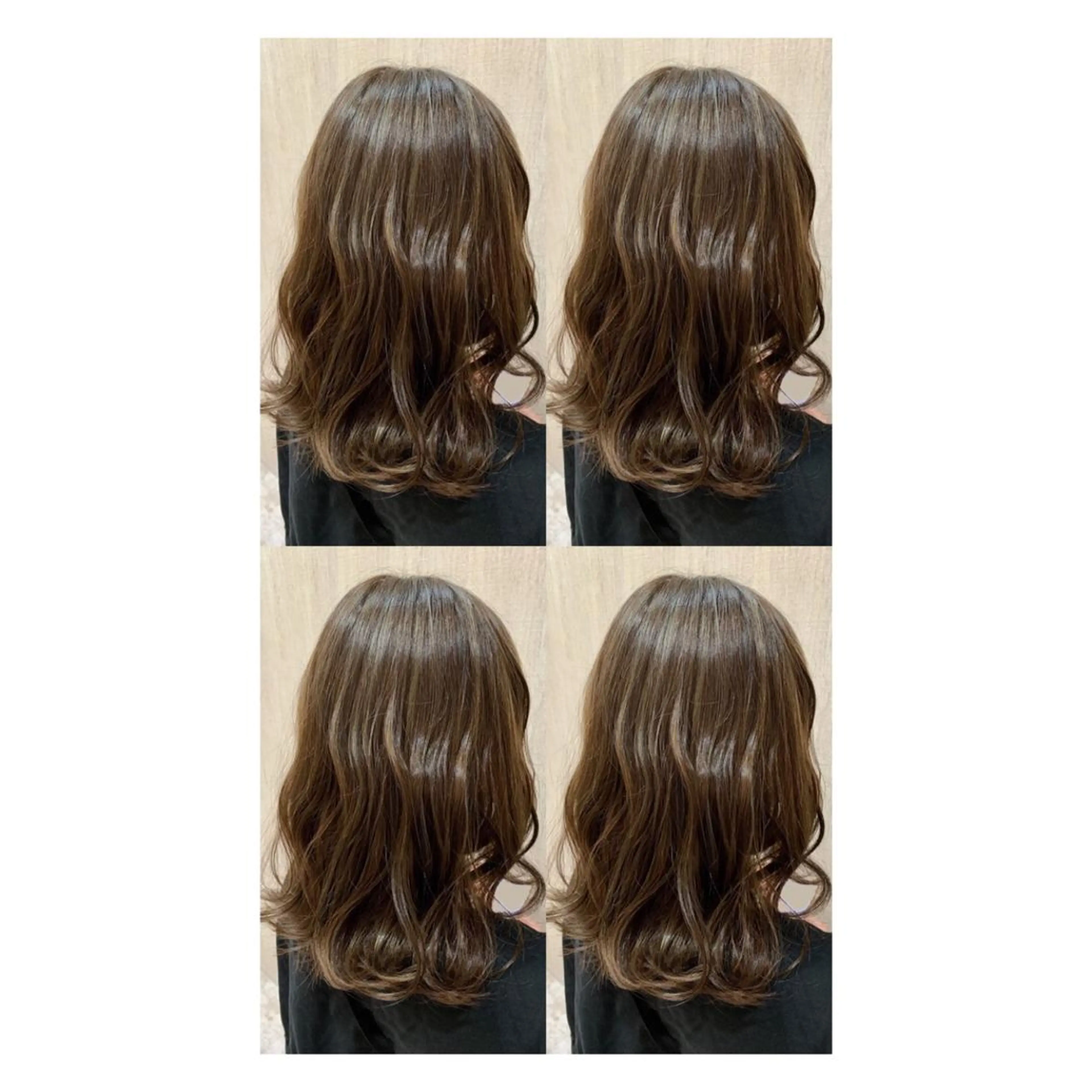 セミロング カラー カット ヘアカラー トリートメント 店長✨レイヤー✖️ 髪質改善✖️韓国ヘアのヘアスタイル