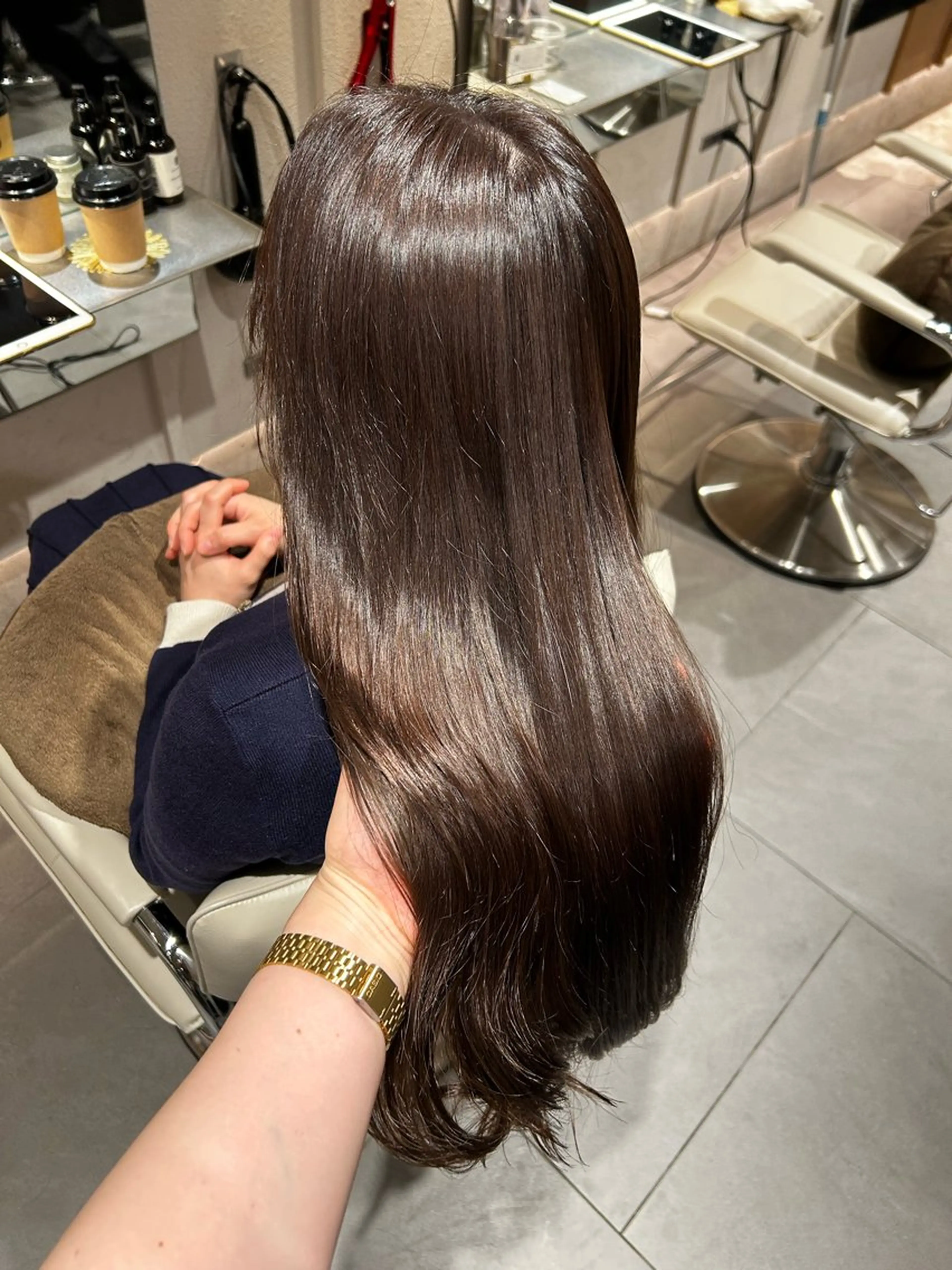 ロング カラー ヘアカラー トリートメント 艶感/ナチュラル 🌿マアヤのヘアスタイル