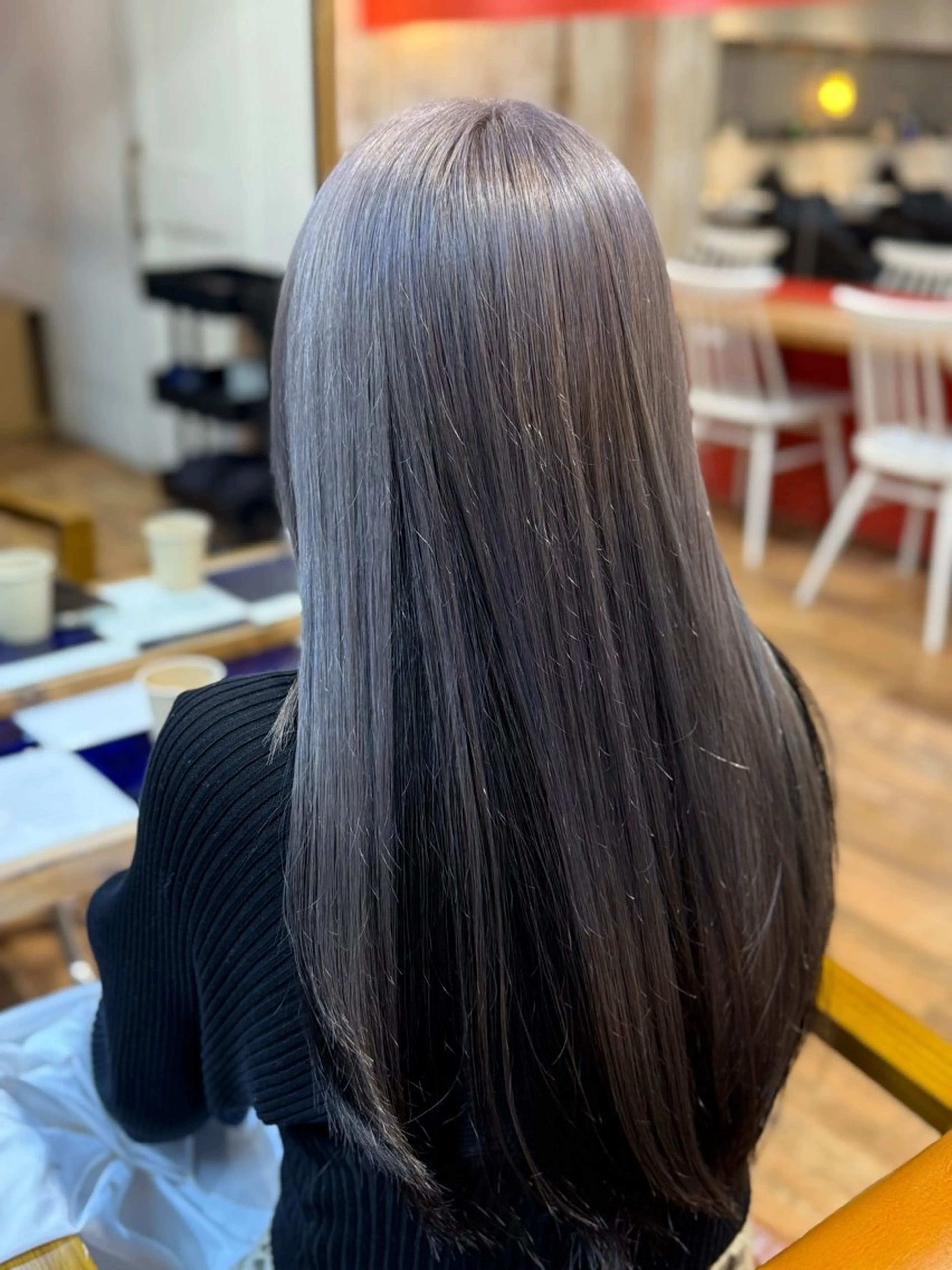 ロング カラー ヘアカラー トリートメント 🎨デザイン🥇 美髪・艶髪　日暮千敬のヘアスタイル