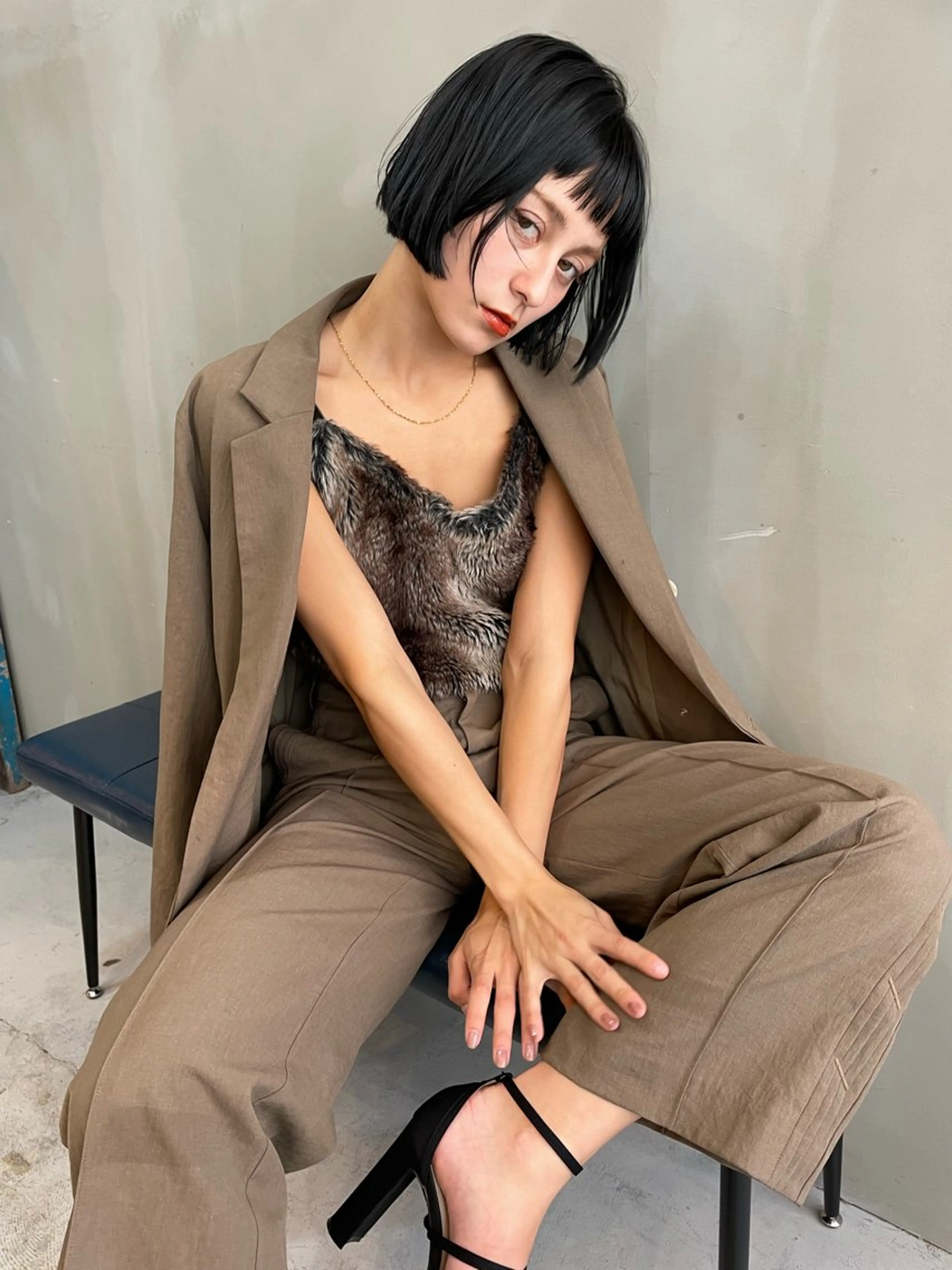 ショート カラー ショート/ボブ専門 宮脇美奈/南船場のヘアスタイル