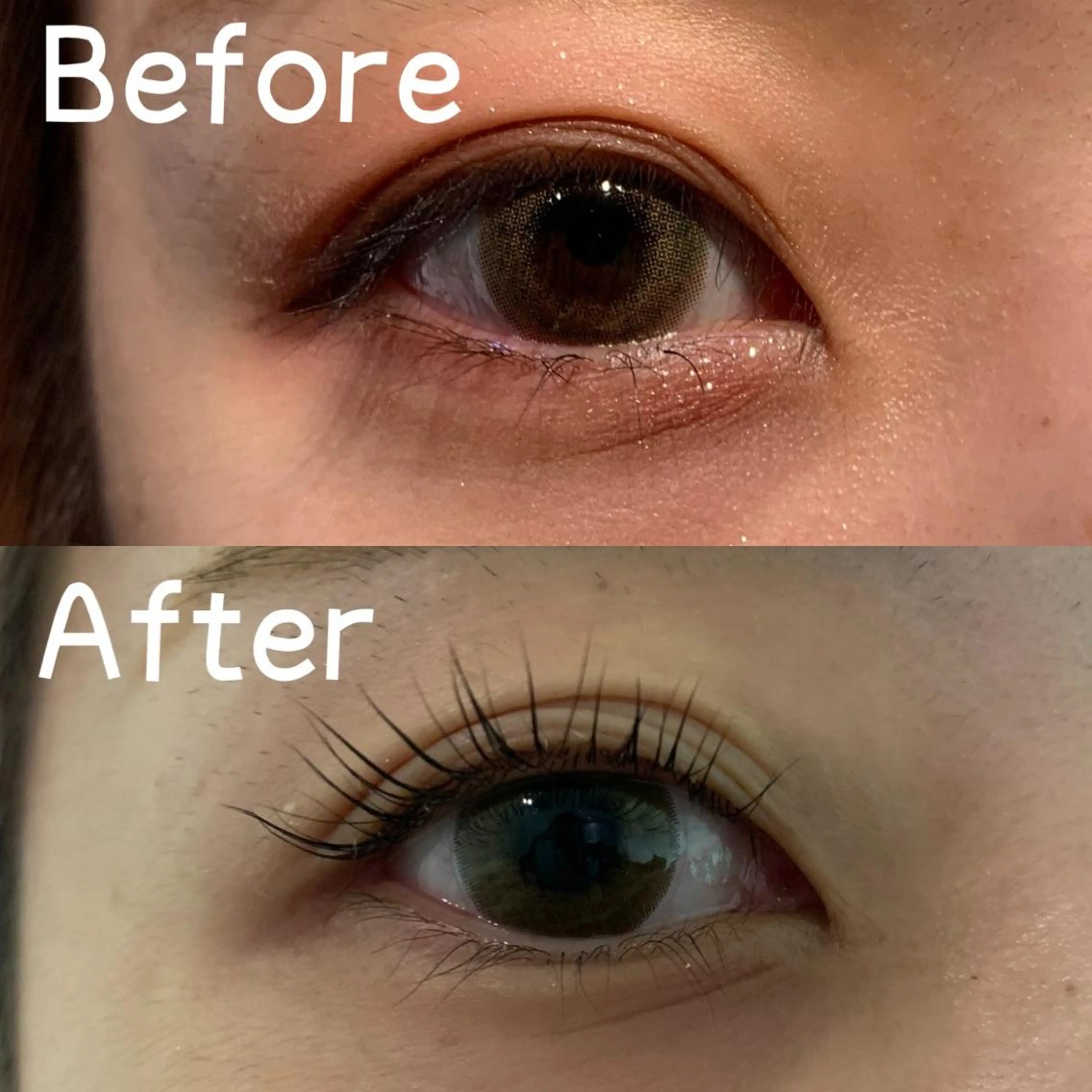 ミディアム マツエク・マツパ ﾎｯﾄﾍﾟｯﾊﾟｰ に移行中【かな】のヘアスタイル