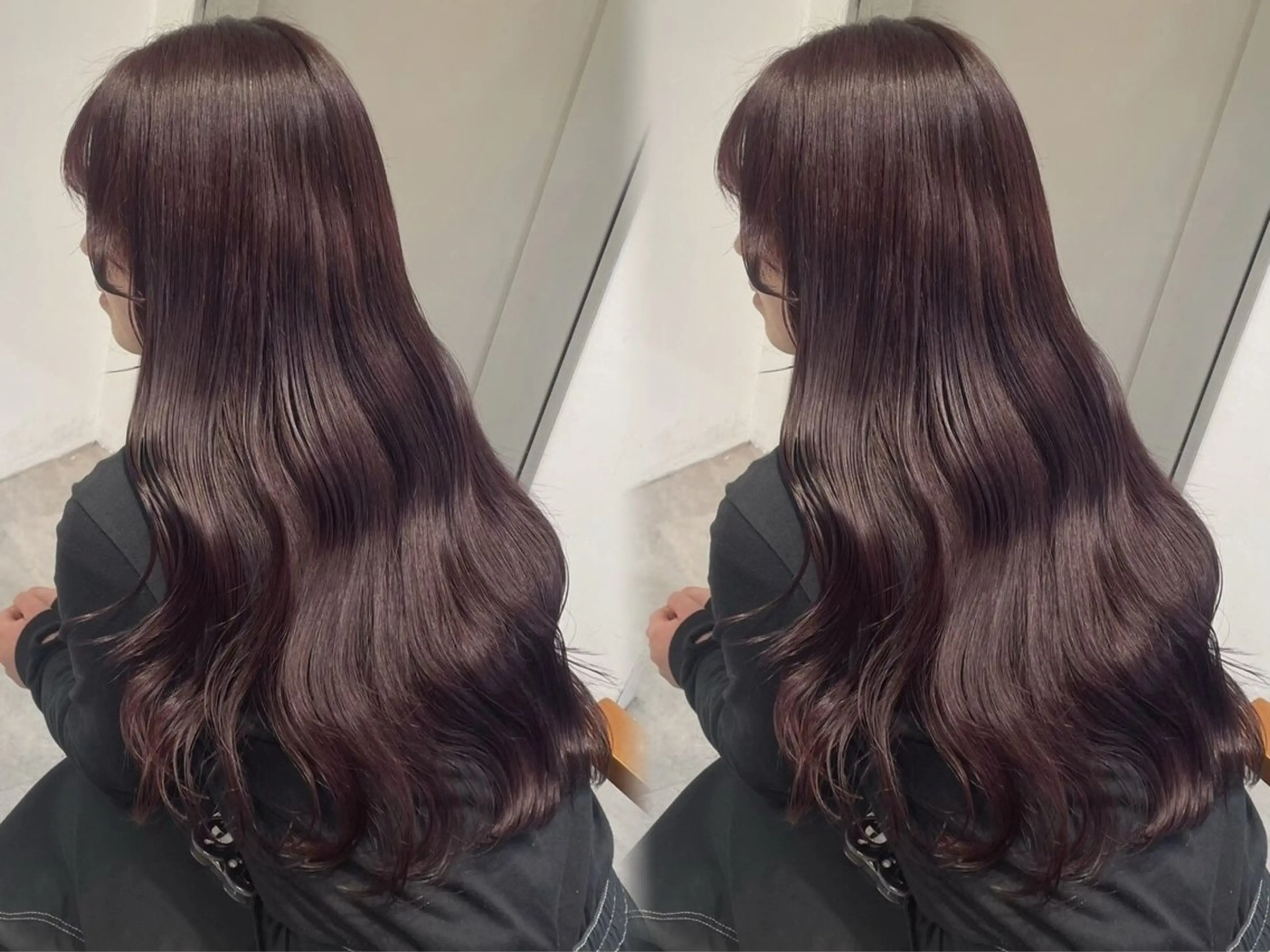 ロング カット ヘアカラー トリートメント 艶モテカラー miku🏳️‍⚧️のヘアスタイル