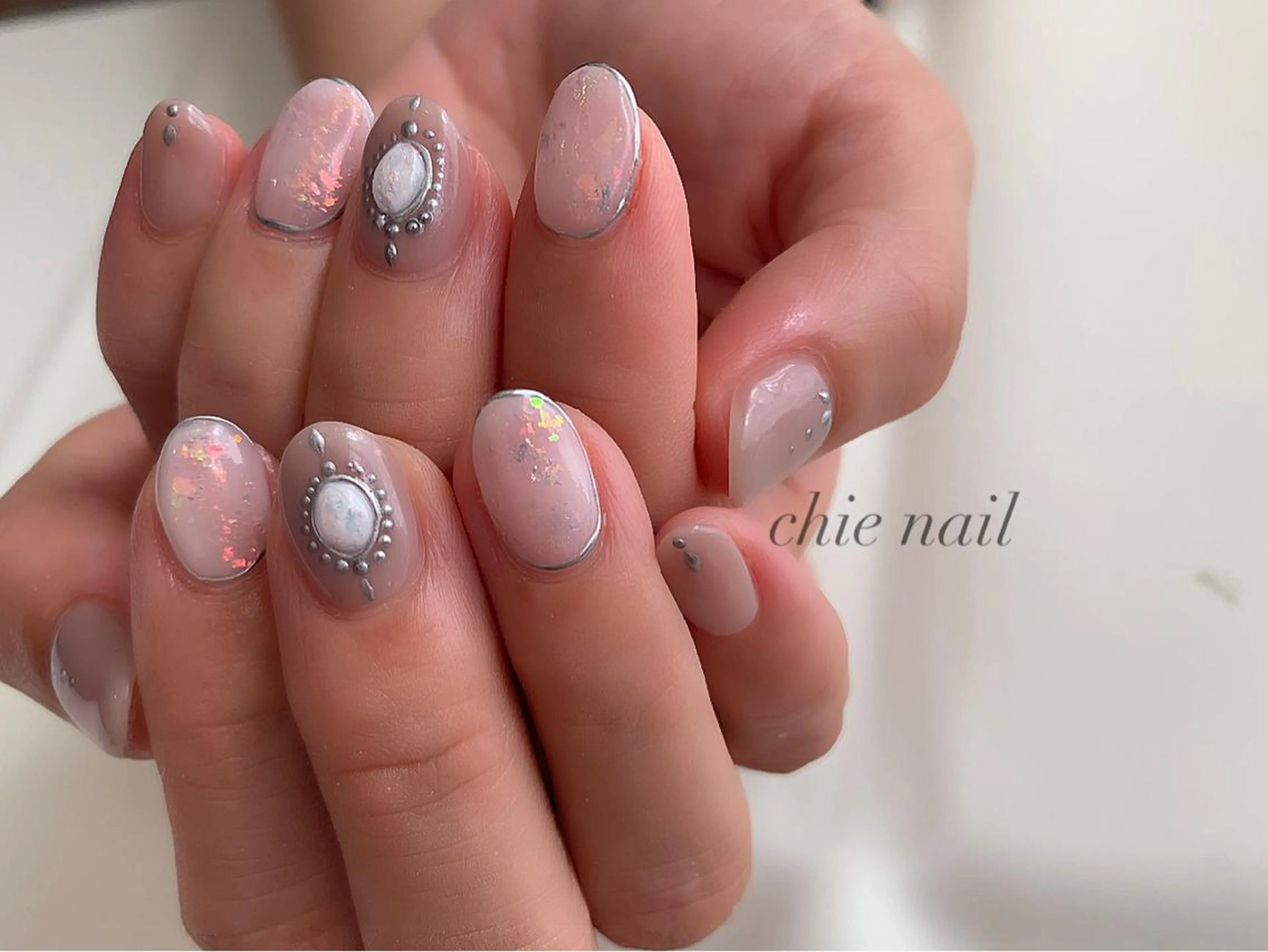 ネイル ぷっくりネイル ハンドネイル 森ノ宮❤︎ chieのネイルデザイン
