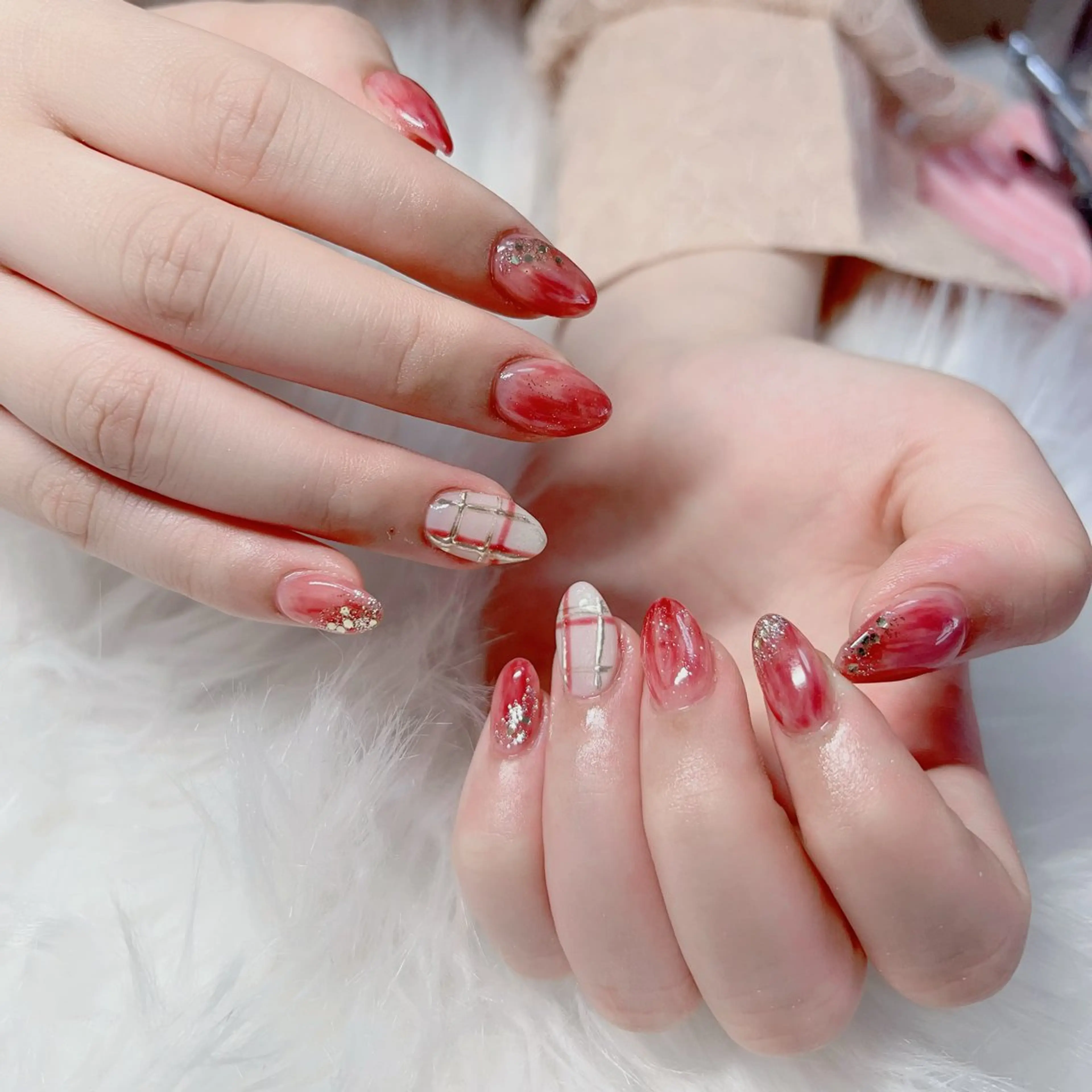 ネイル ニュアンスネイル ハンドネイル ハンドケア 💜MIYA nail川崎店のネイルデザイン