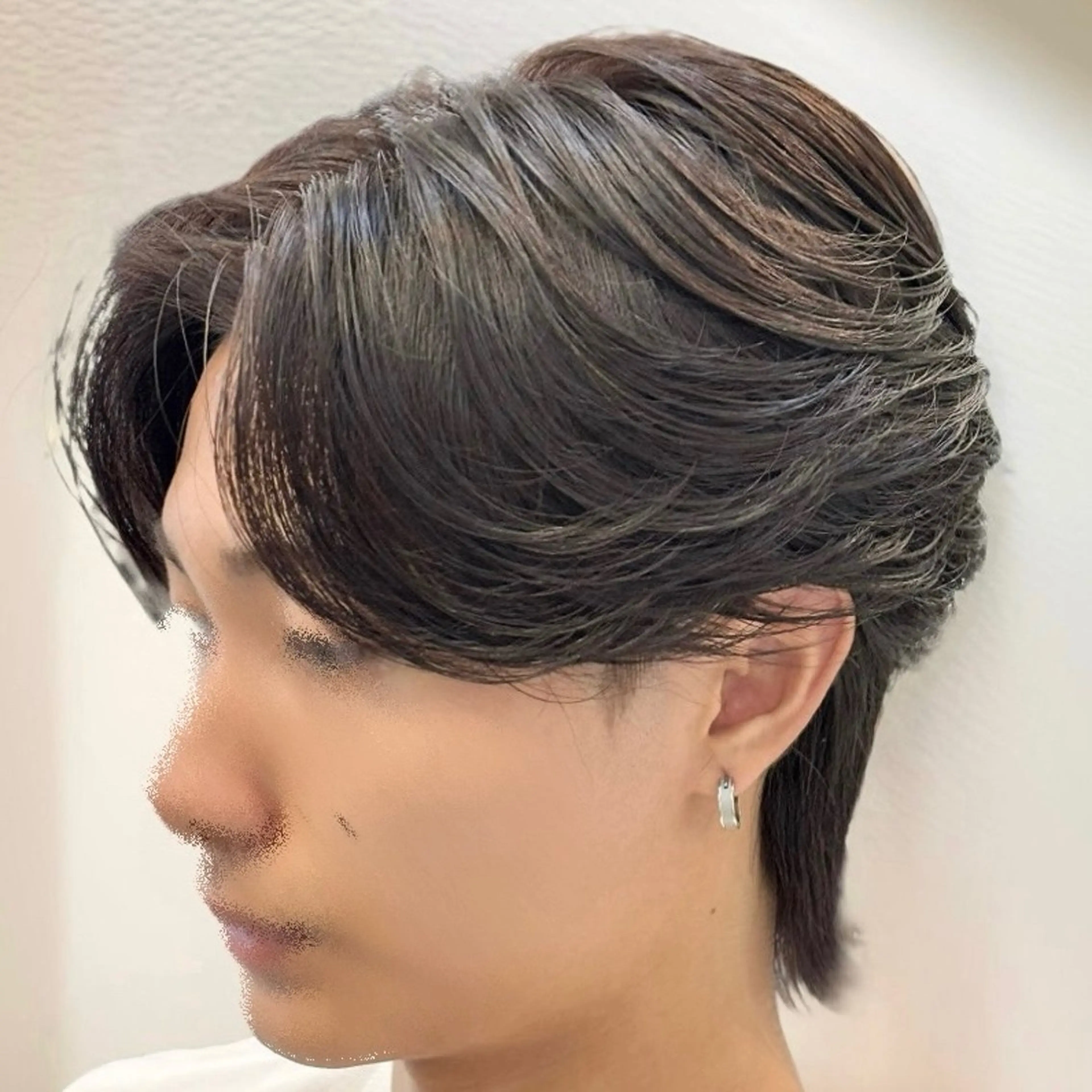 パーマ メンズ センターパート メンズパーマ ニュアンスパーマ カット パーマ Vicke所属・メンズ専門/韓国風 ❤️‍🔥吉野あいかのヘアスタイル