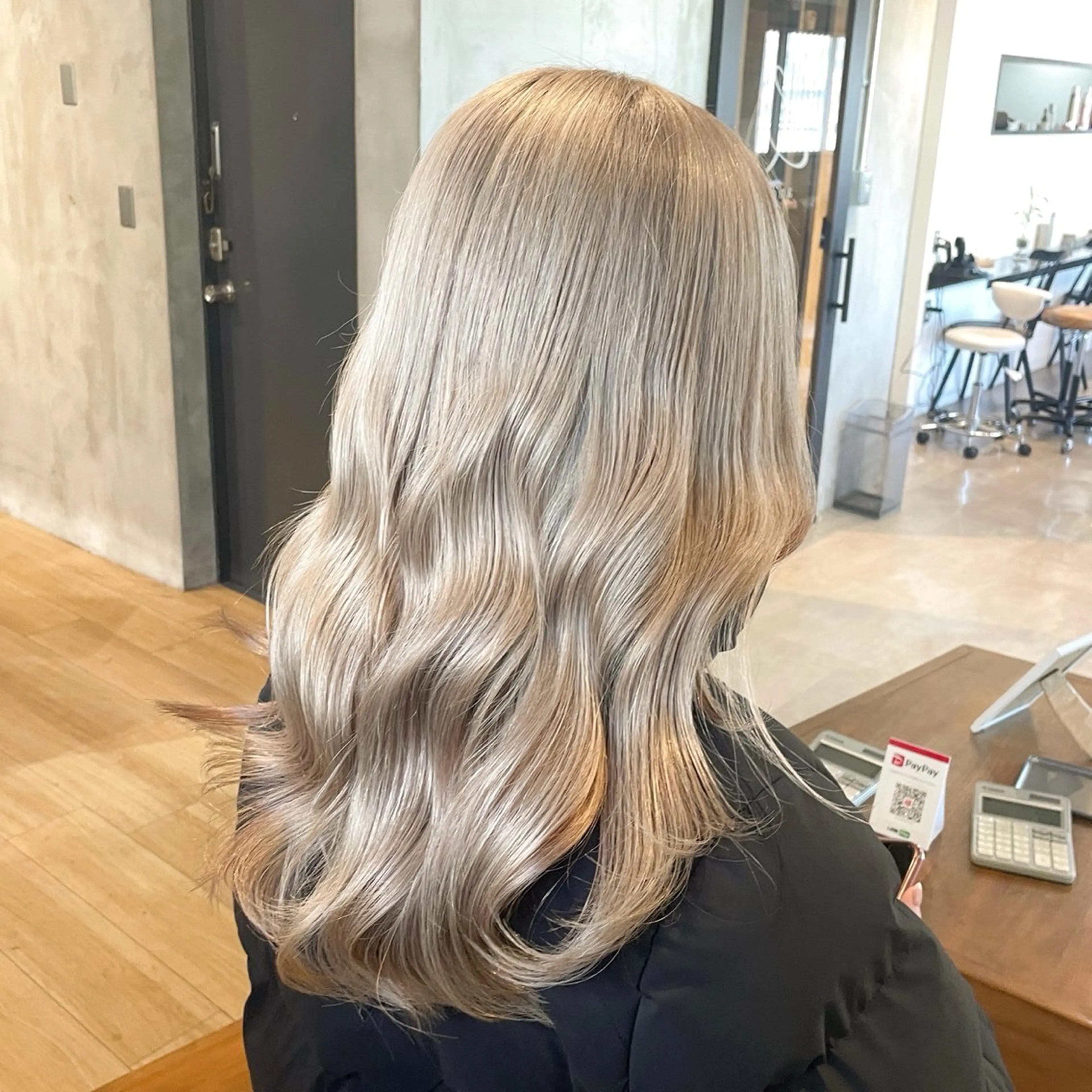 セミロング カラー ヘアカラー トリートメント Koko . 【高円寺】のヘアスタイル