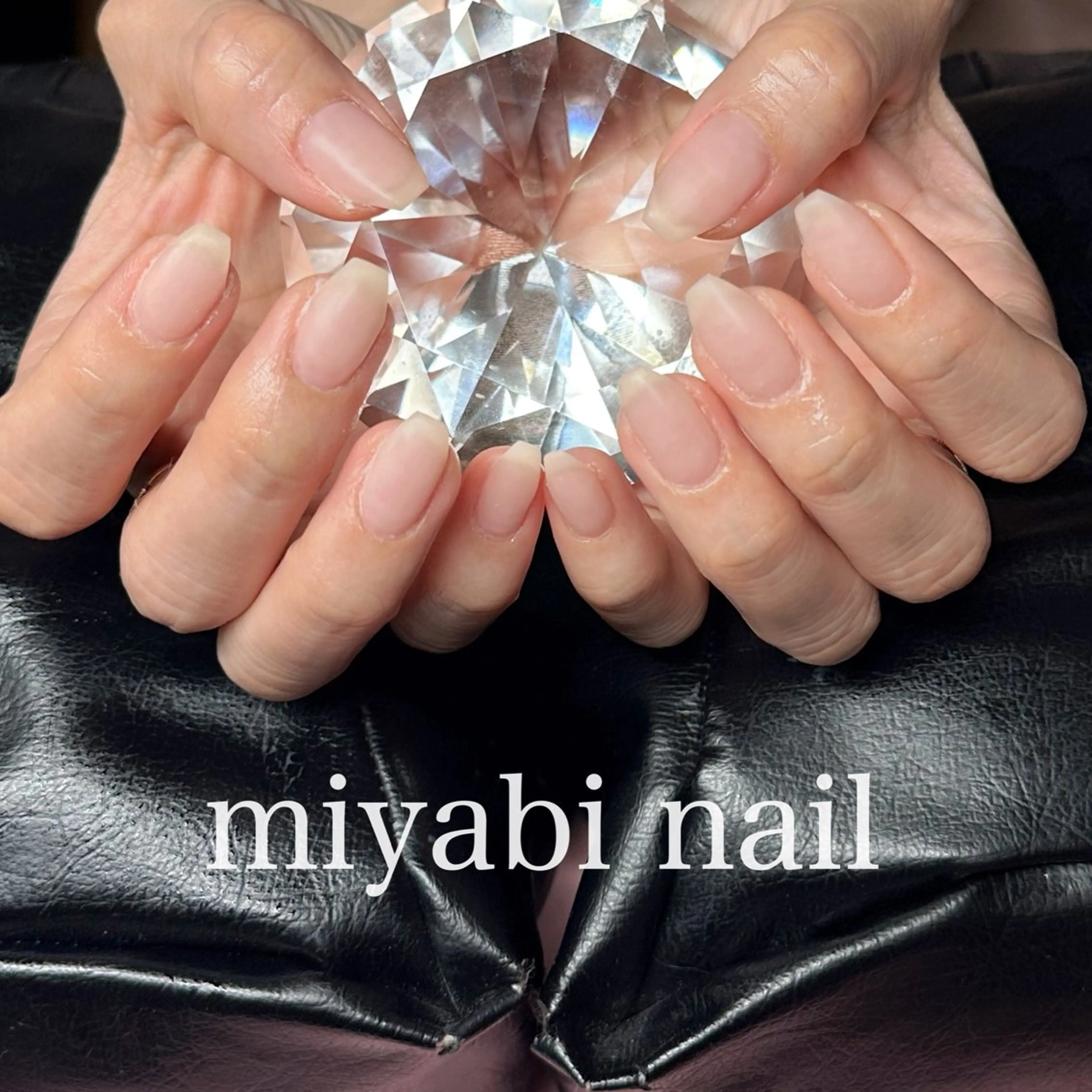 ネイル マットネイル 持ち込み オフィスネイル ピンク スクエアネイル ハンドネイル miyabi nail 桂川駅近くのネイルデザイン