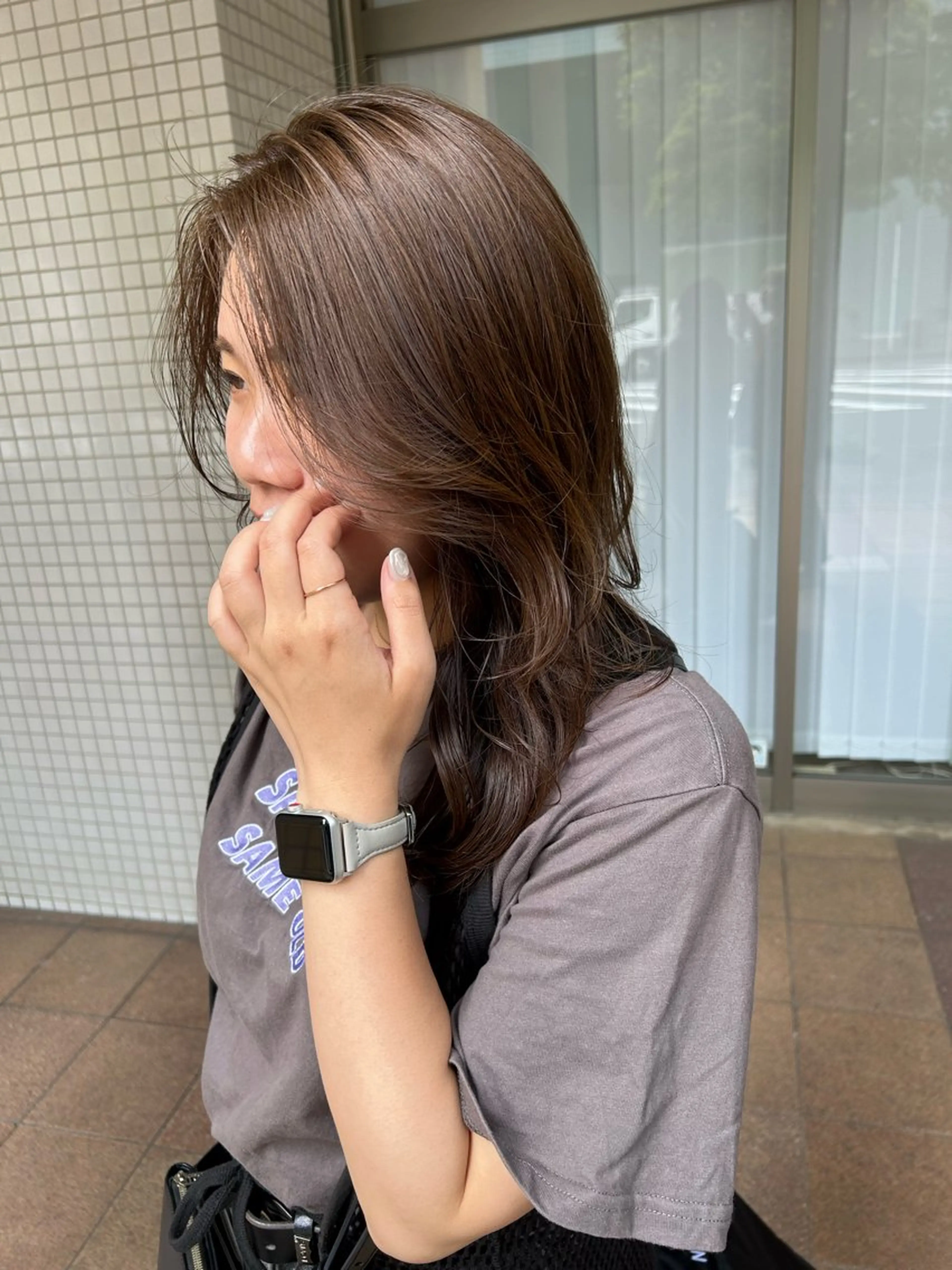 ロング ボブ/透明感カラー 🧸YUI❤️のヘアスタイル