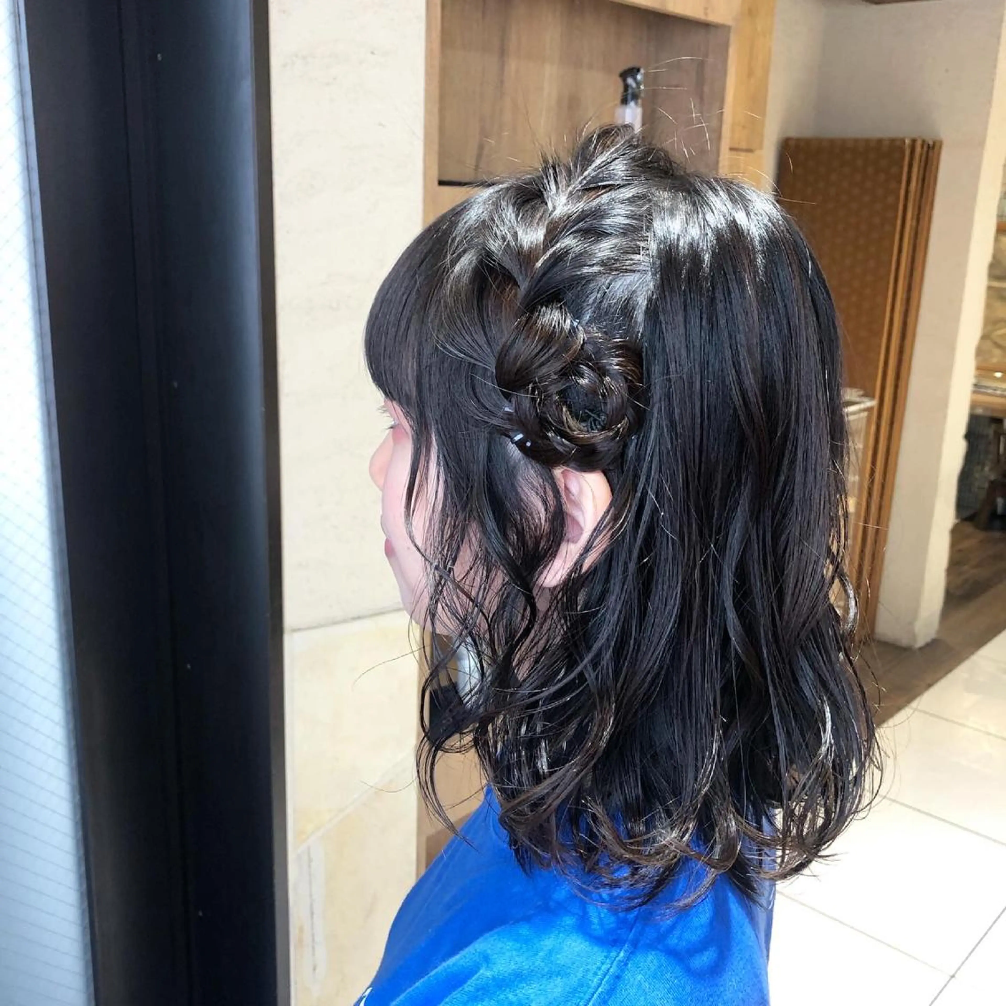 ミディアム ヘアアレンジ 【ディレクター 🧸🤍田澤　唯那】のヘアスタイル