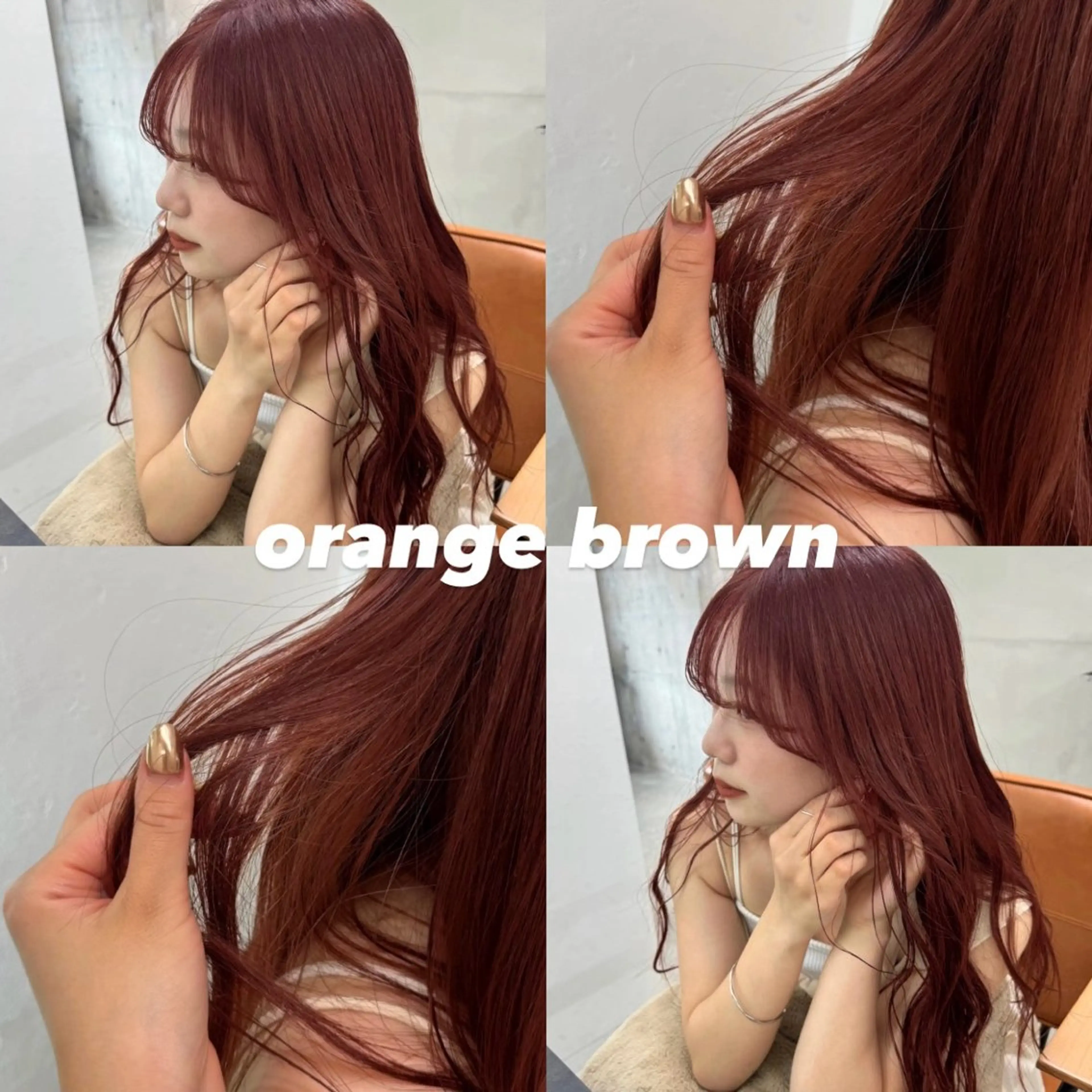 カラー ブリーチ ブリーチなしカラー ayaka/暖色 /ニュアンスボブのヘアスタイル