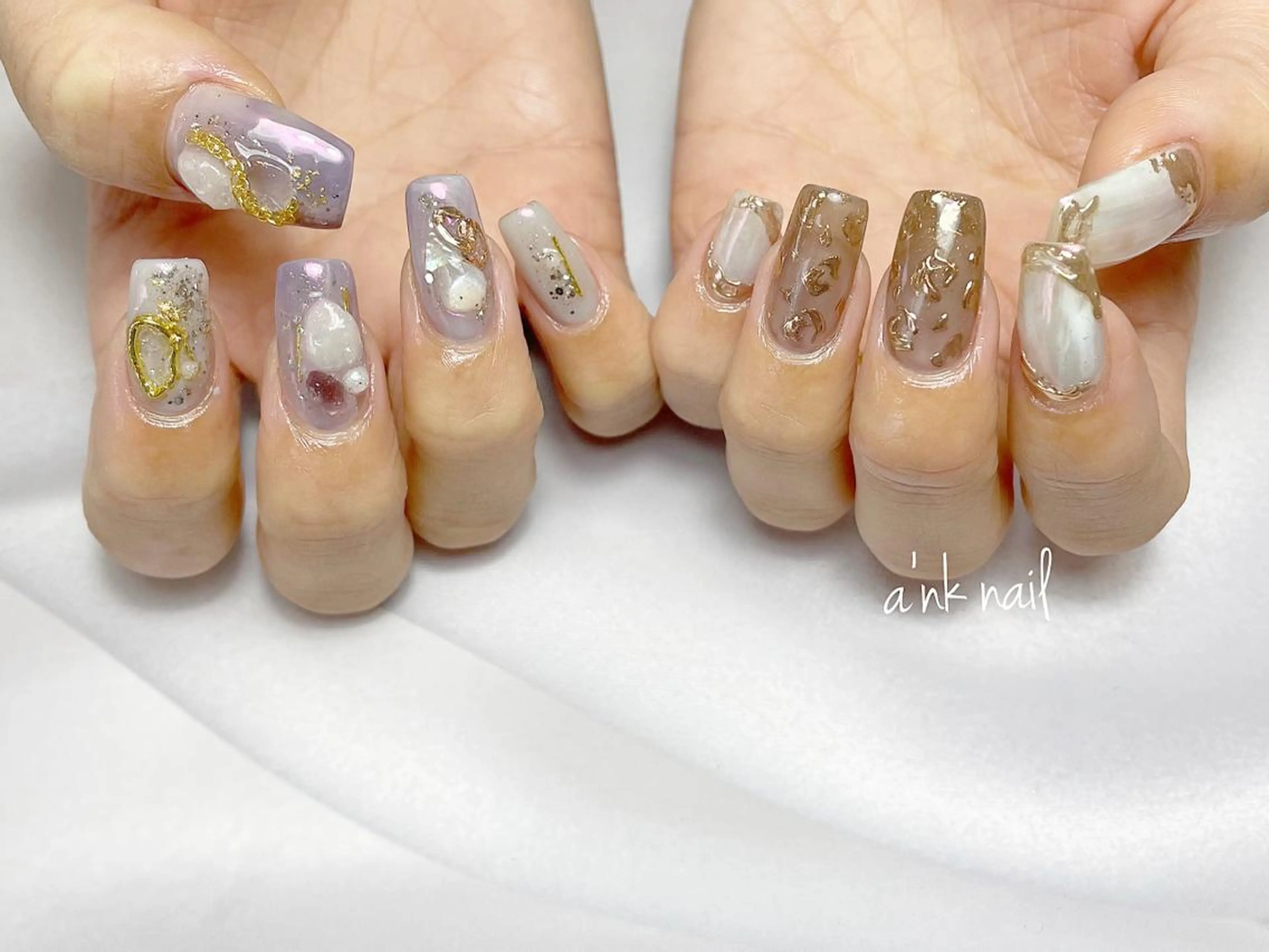 ネイル キラキラネイル Sawamoto Akinaのネイルデザイン