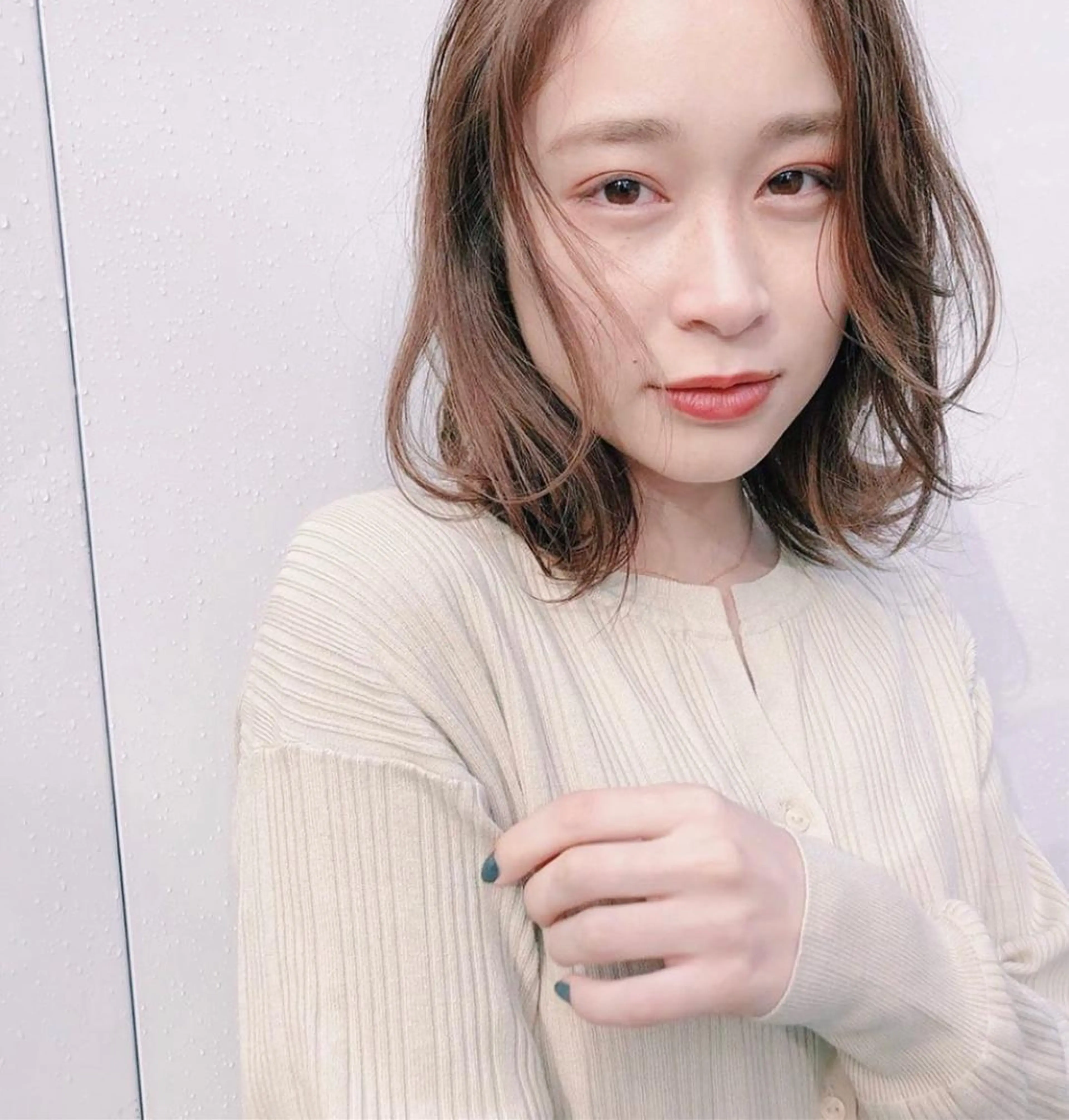 ミディアム VLOW nex the salon所属・韓国風/髪質改善/ ナガヤアキラのヘアスタイル