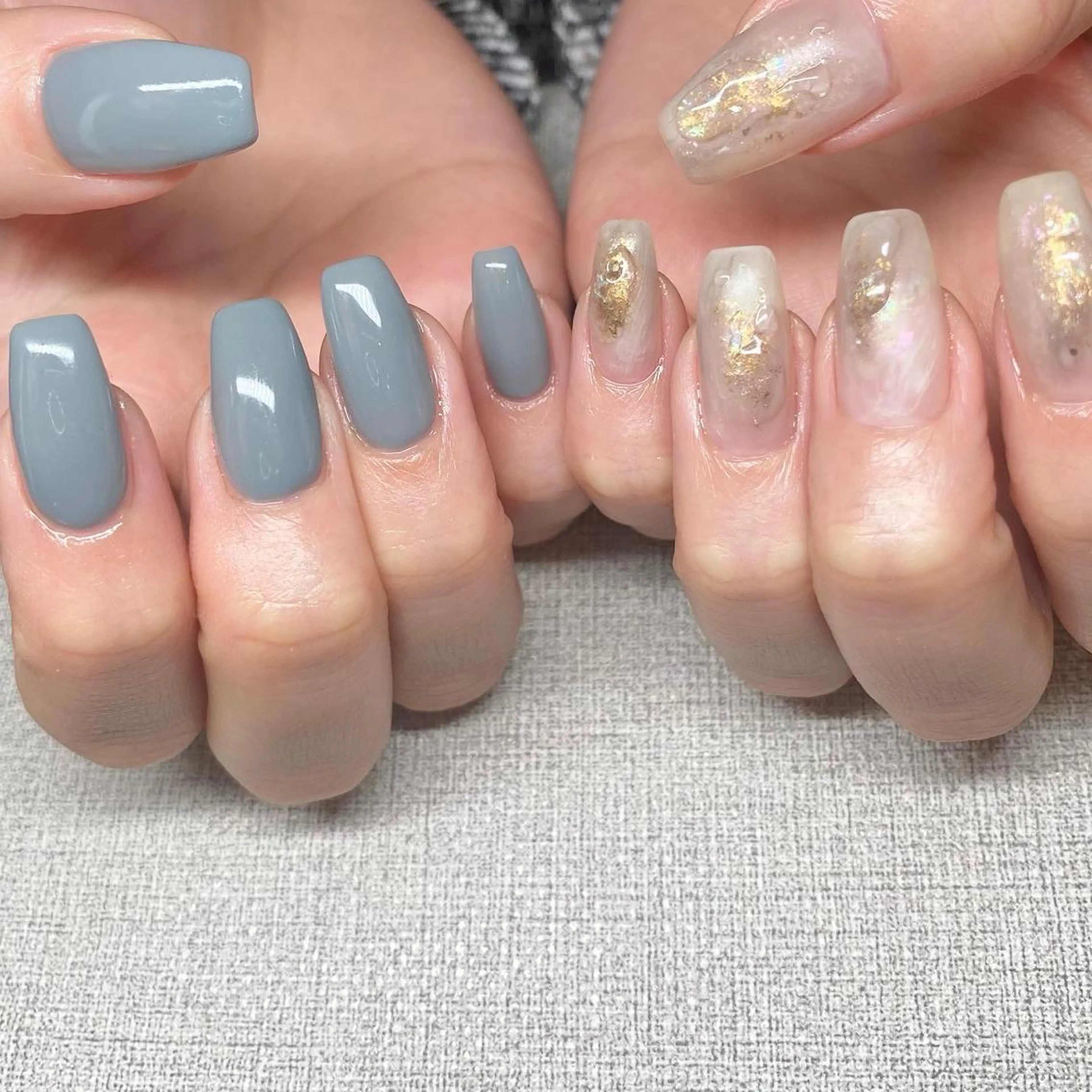 ネイル アートネイル ニュアンスネイル 春ネイル 夏ネイル ハンドネイル 山田 貴子のネイルデザイン