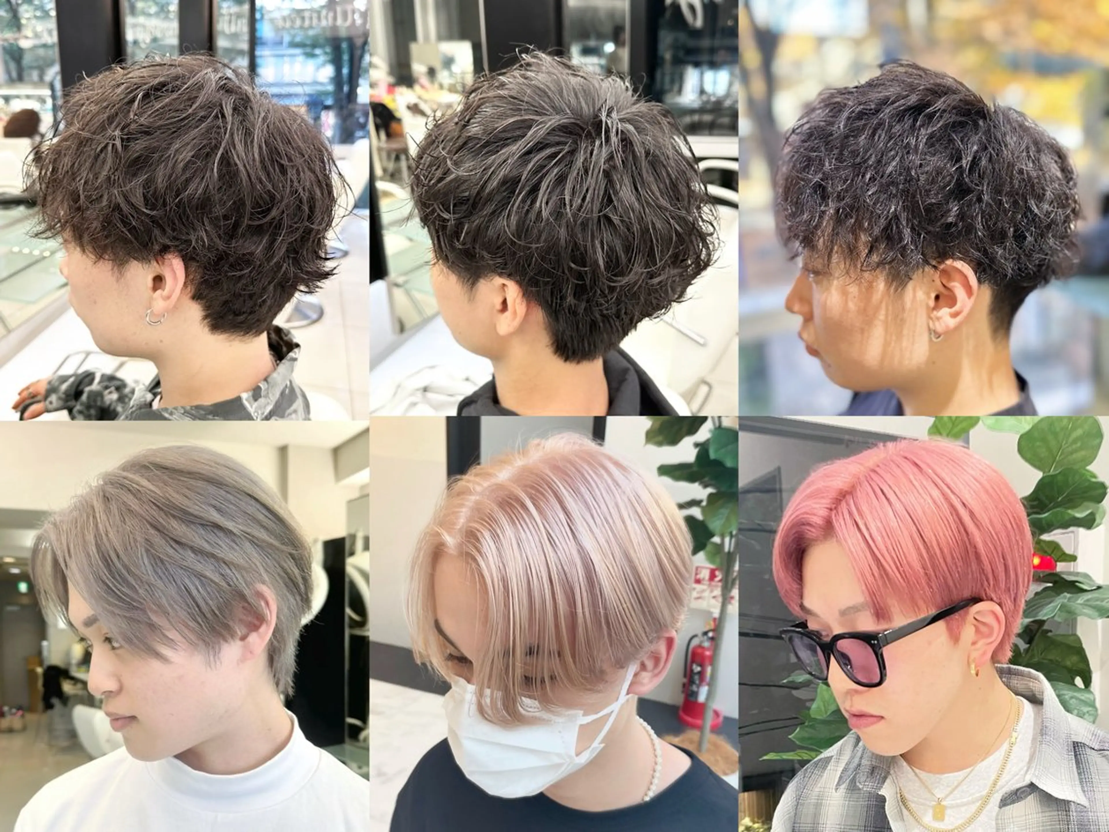 メンズ センターパート マッシュ メンズパーマ カット パーマ 【美髪ストレート】✨ 小川さくらのヘアスタイル
