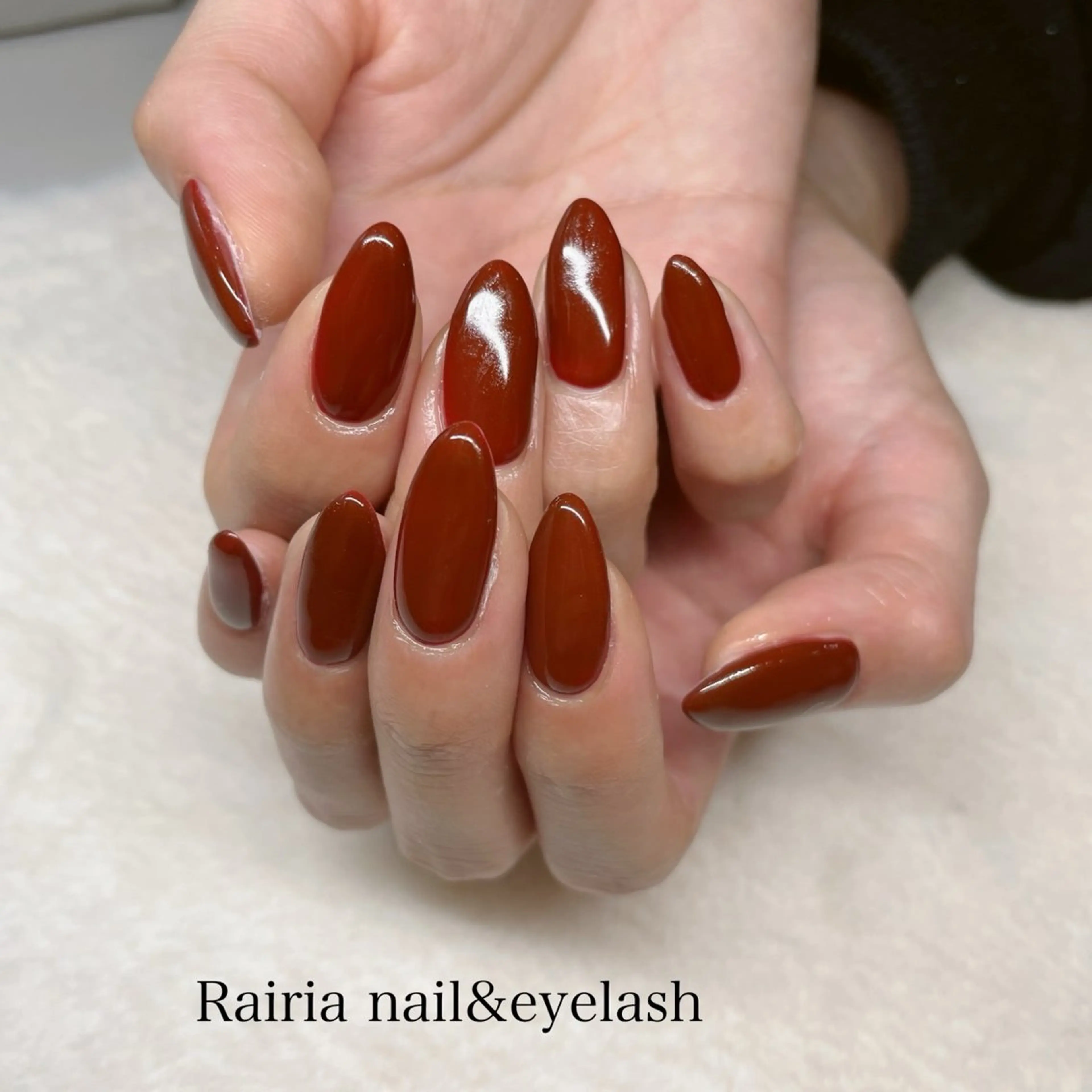 ネイル ワンカラーネイル Rairia   nail所属・屋敷 理奈のネイルデザイン