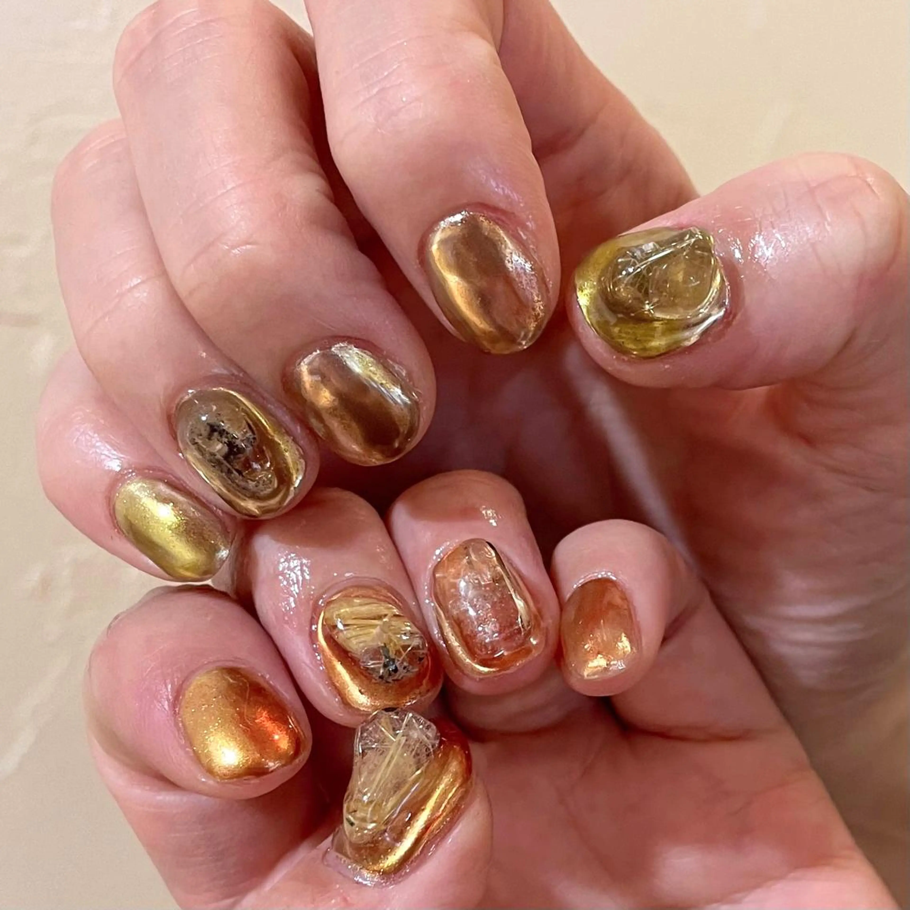 ネイル ハンドネイル 新井 ひなののネイルデザイン