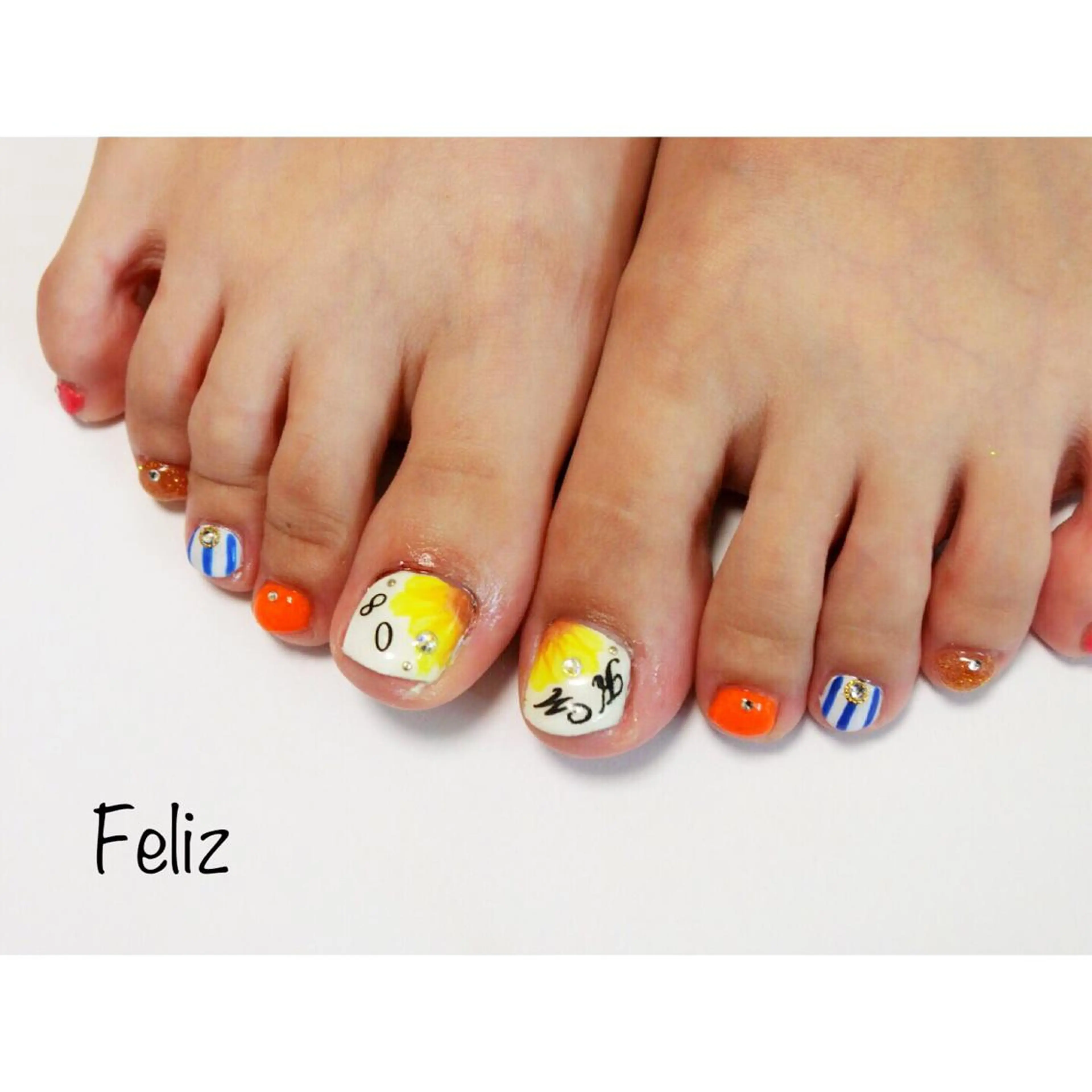 ネイル 痛ネイル/ワンホン/ フィルイン/長さだしのネイルデザイン