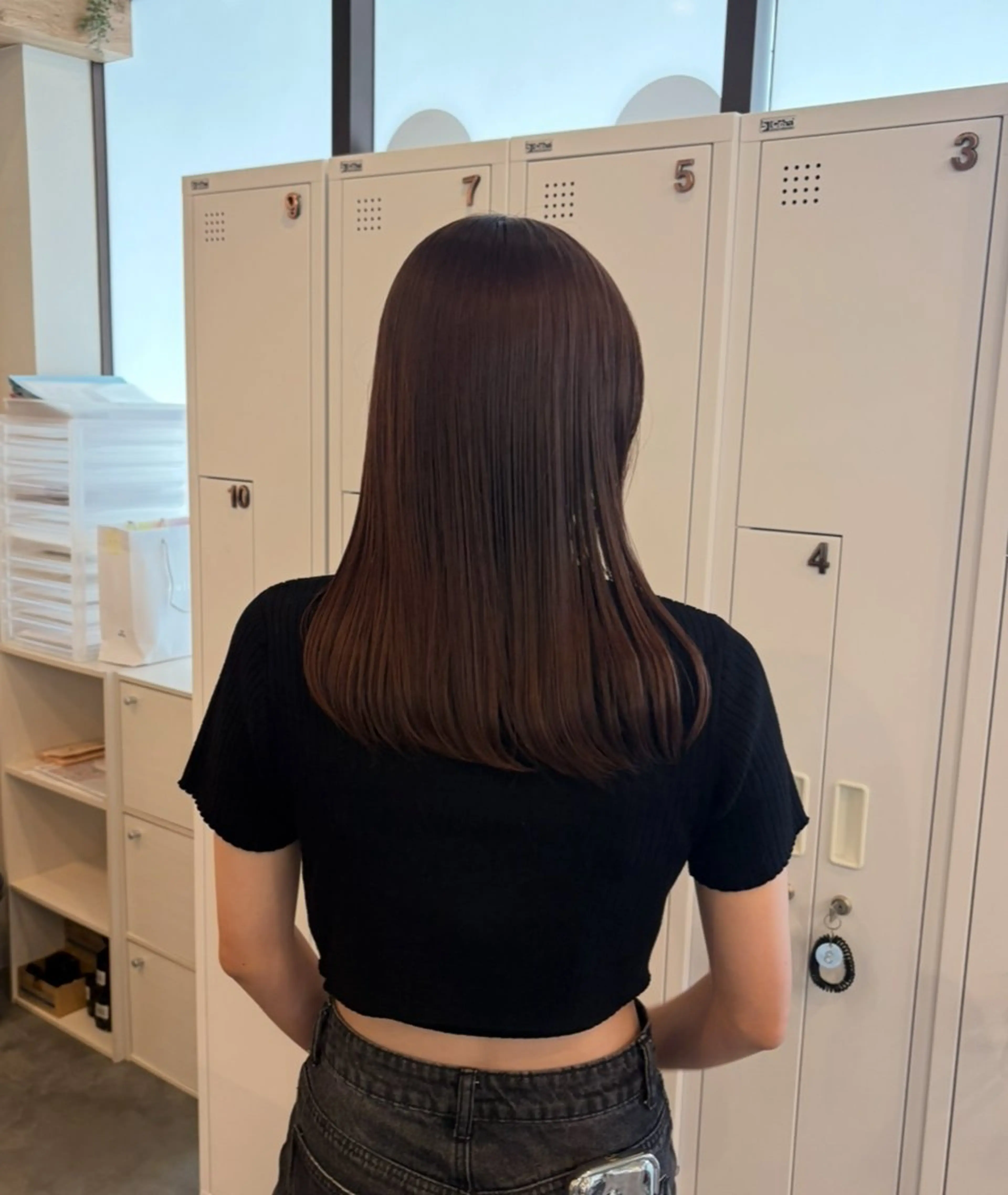 セミロング カラー カノエ博多ミスト mizukiのヘアスタイル