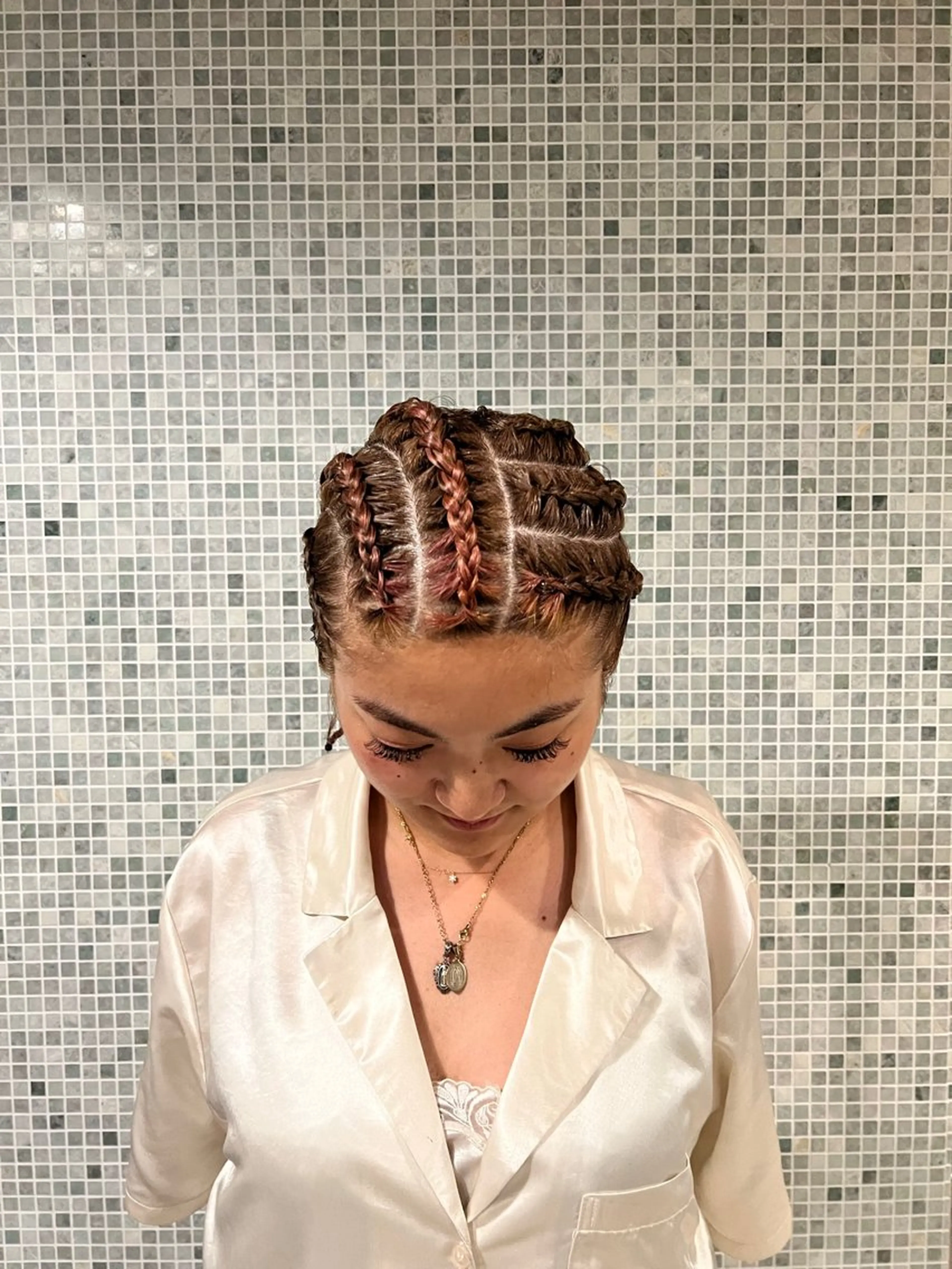 ミディアム EMMA茅ヶ崎所属・レイヤーパーマ＊ NOBUのヘアスタイル